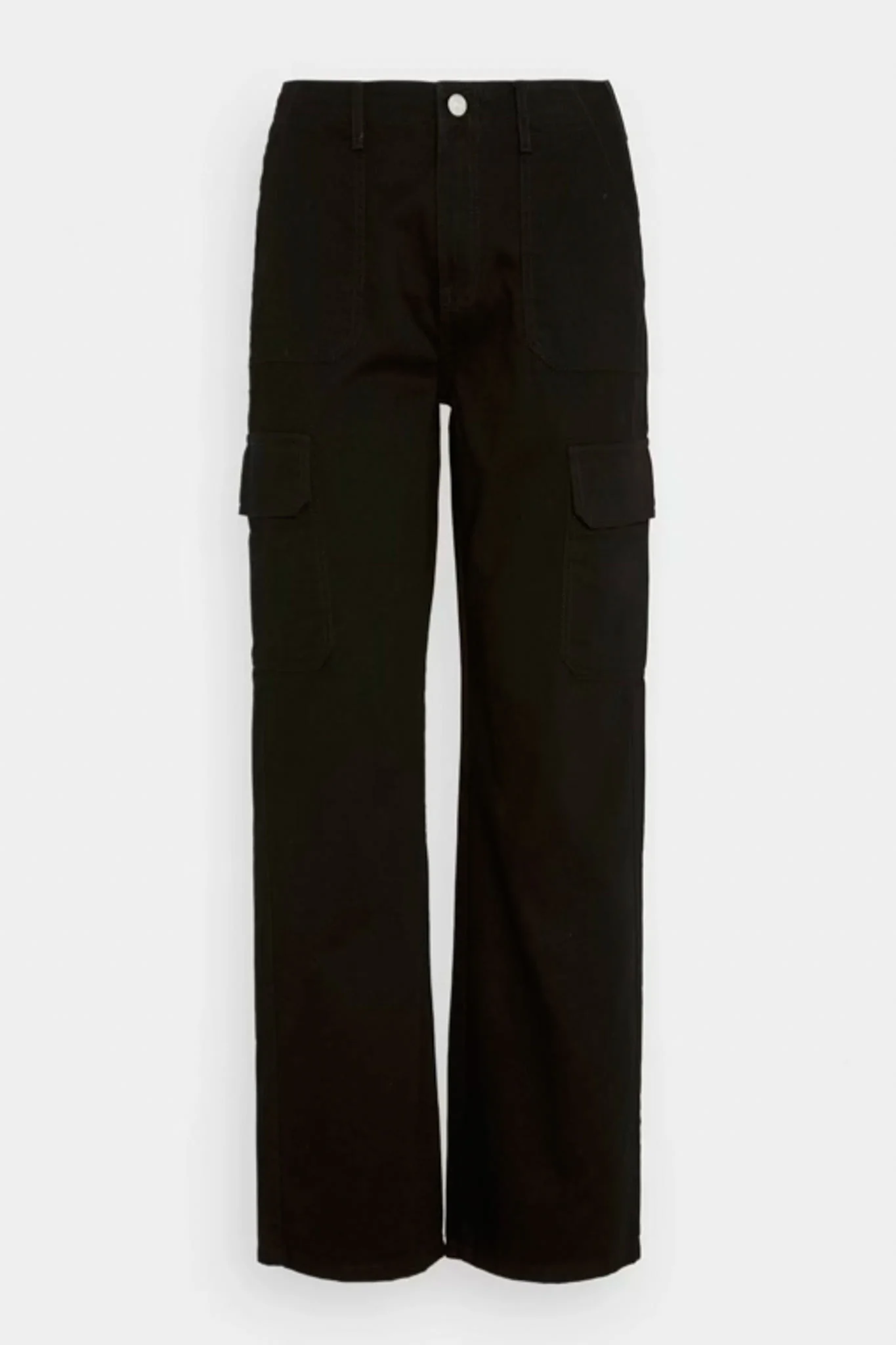 JDYAbby HW Wide Cargo Pants - Black - Image 3