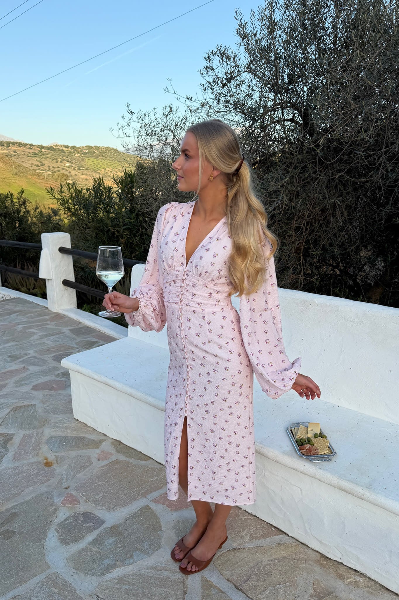 AdaIC Long Dress - Pink - Image 7