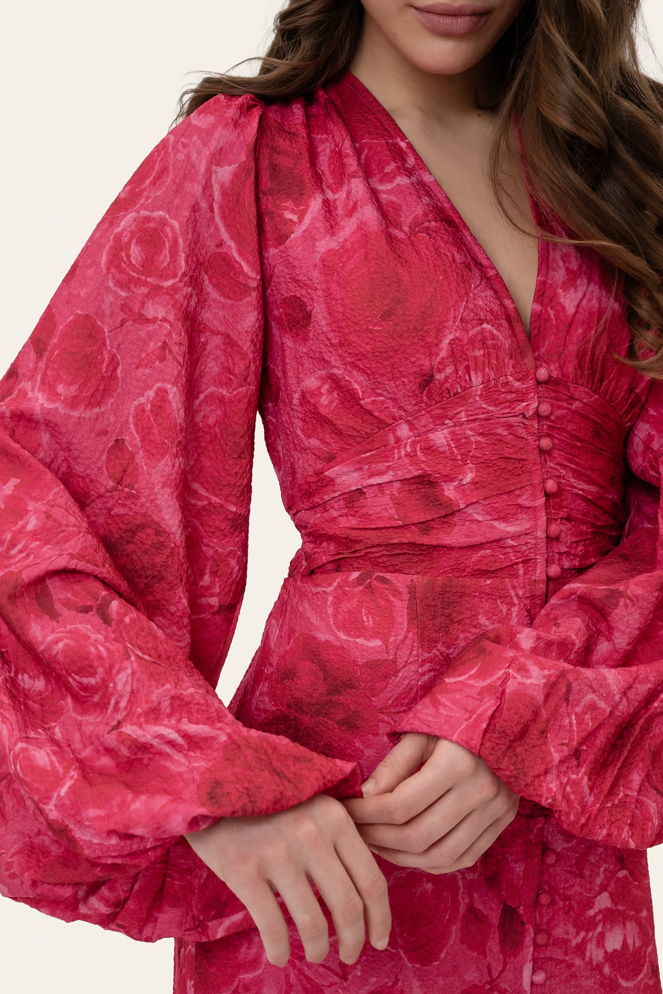 AdaIC Long Dress - Soft Rose Print - Image 6