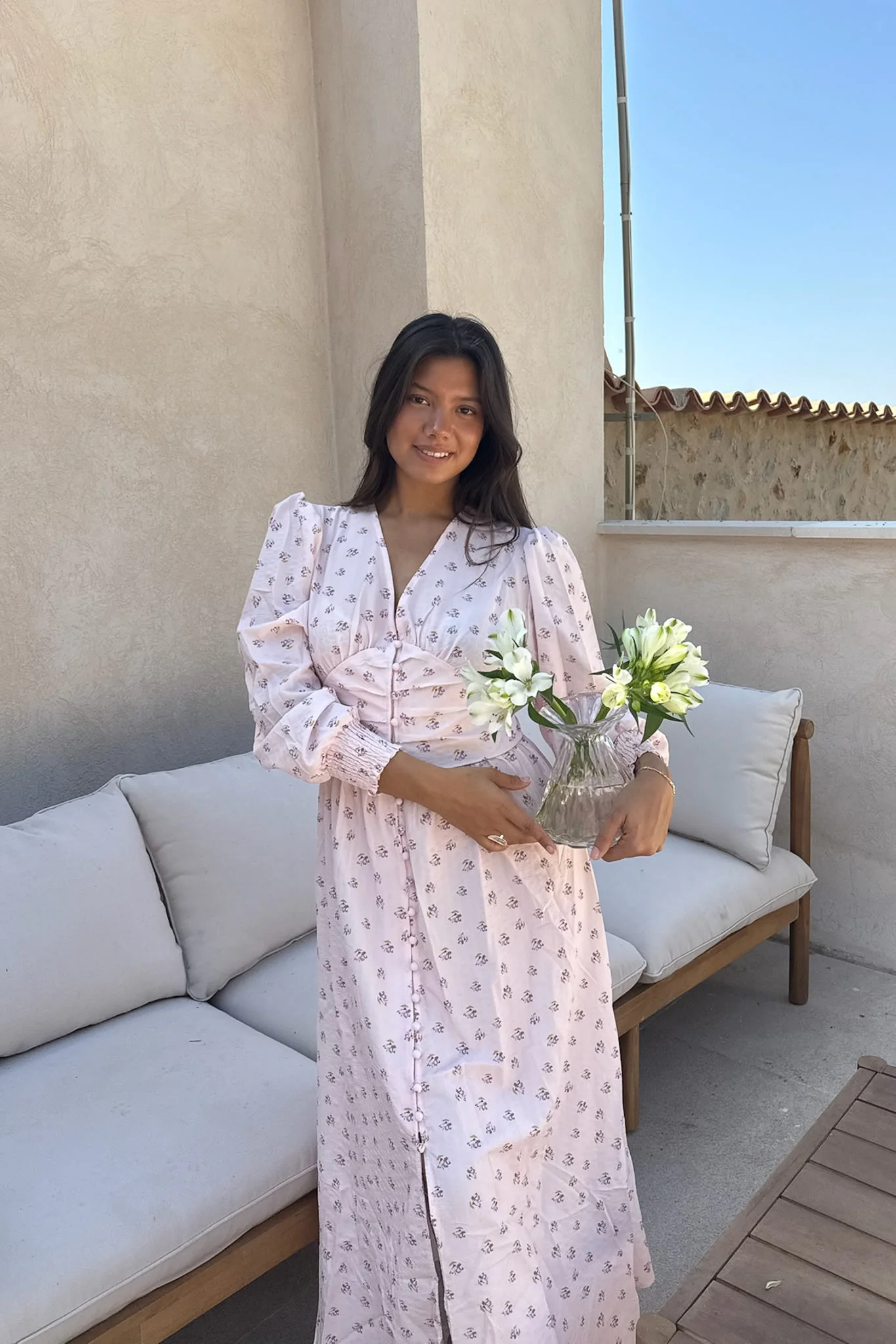 AdelIC Long Dress - Pink - Image 6