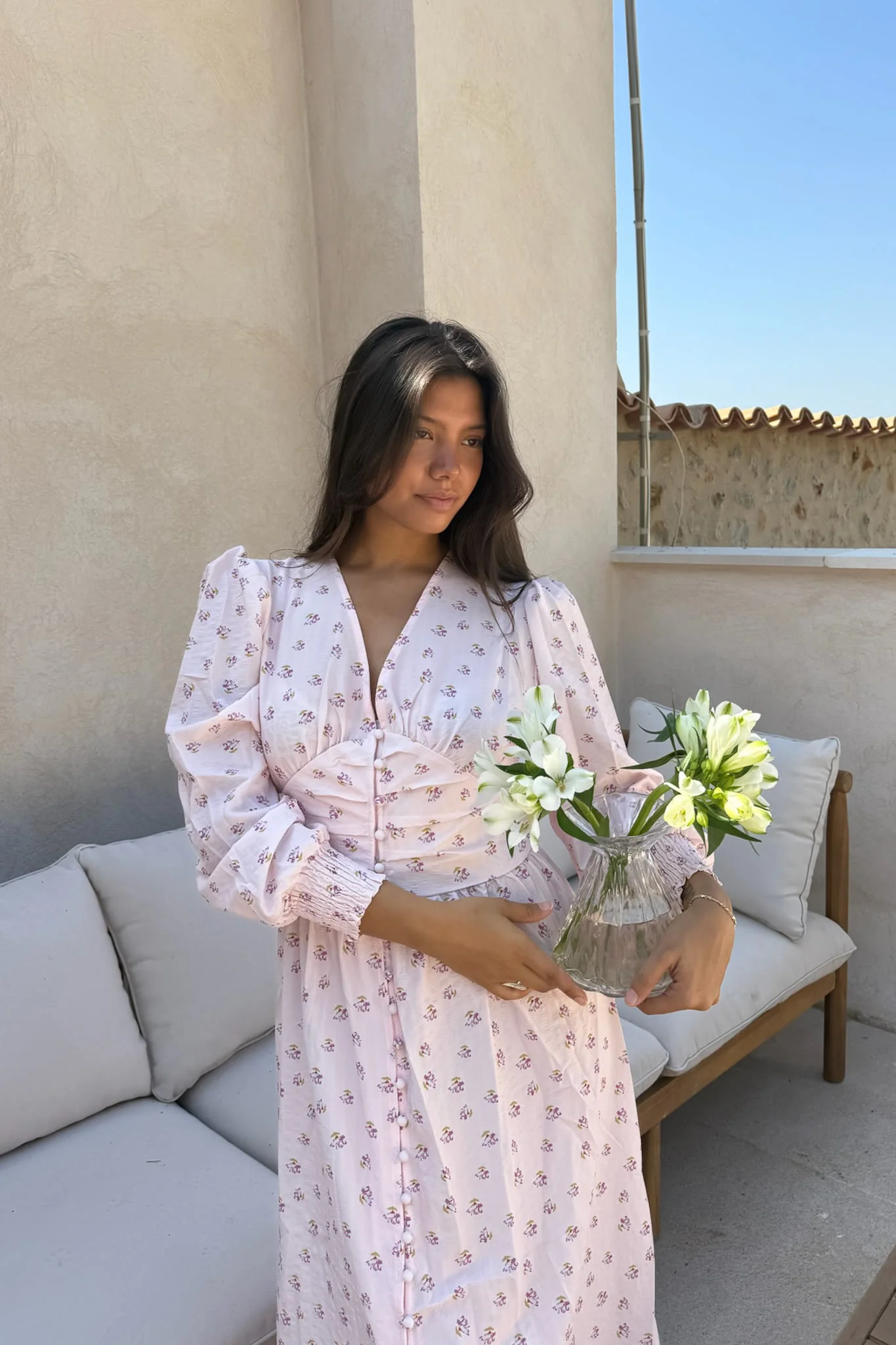 AdelIC Long Dress - Pink - Image 7