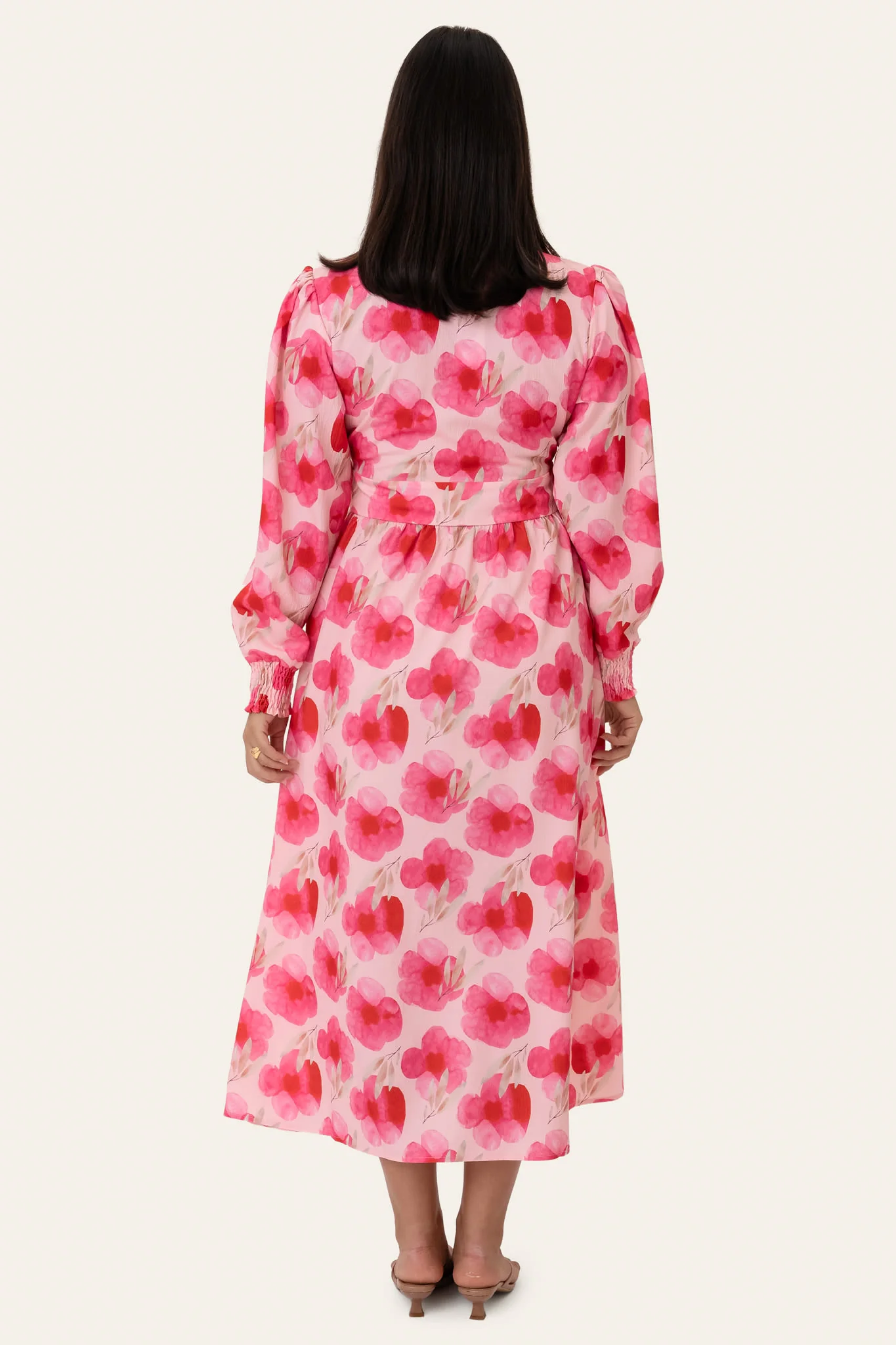 AdelIC Long Dress - Pink Rose Blush - Image 3