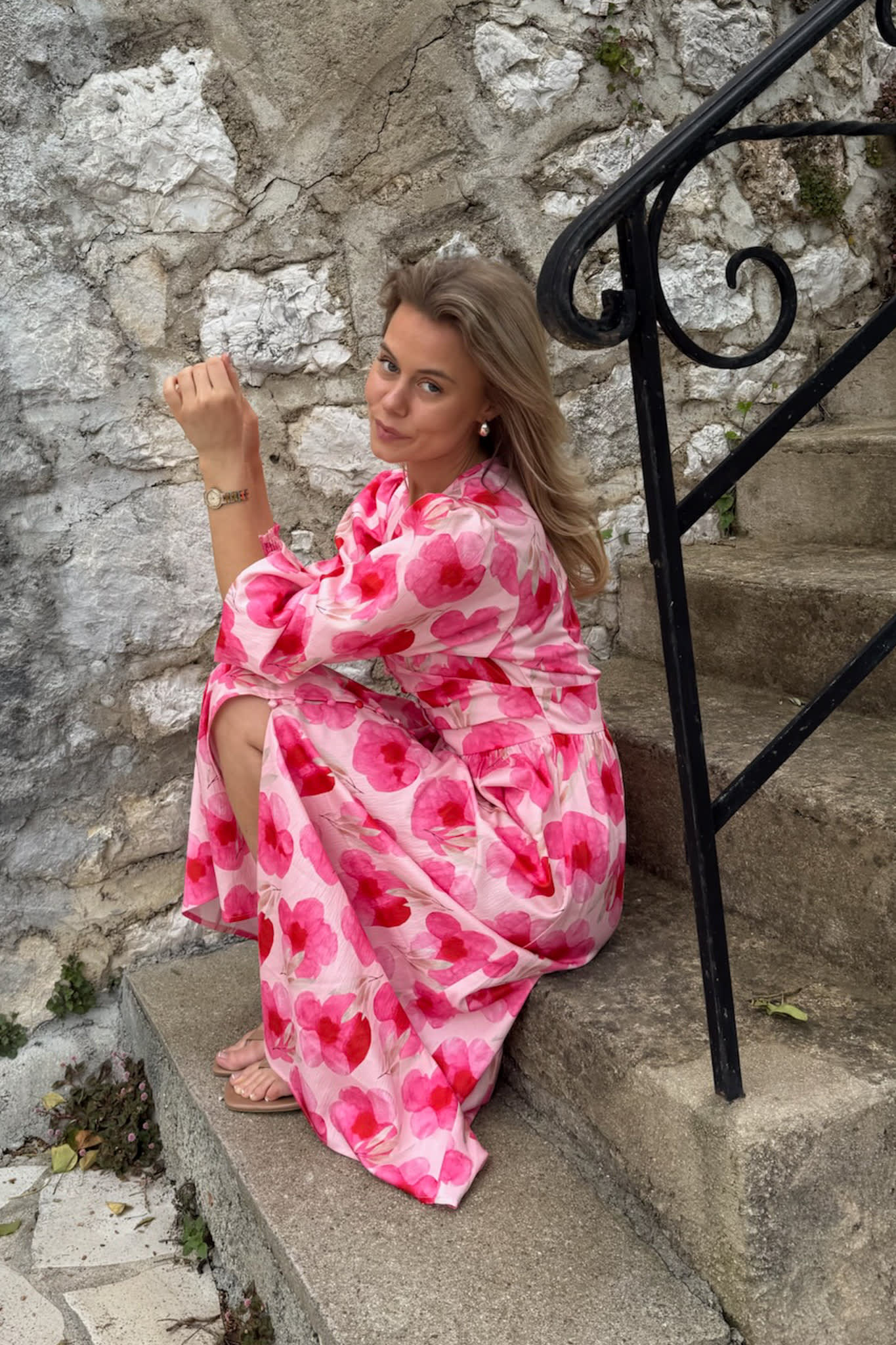 AdelIC Long Dress - Pink Rose Blush - Image 5