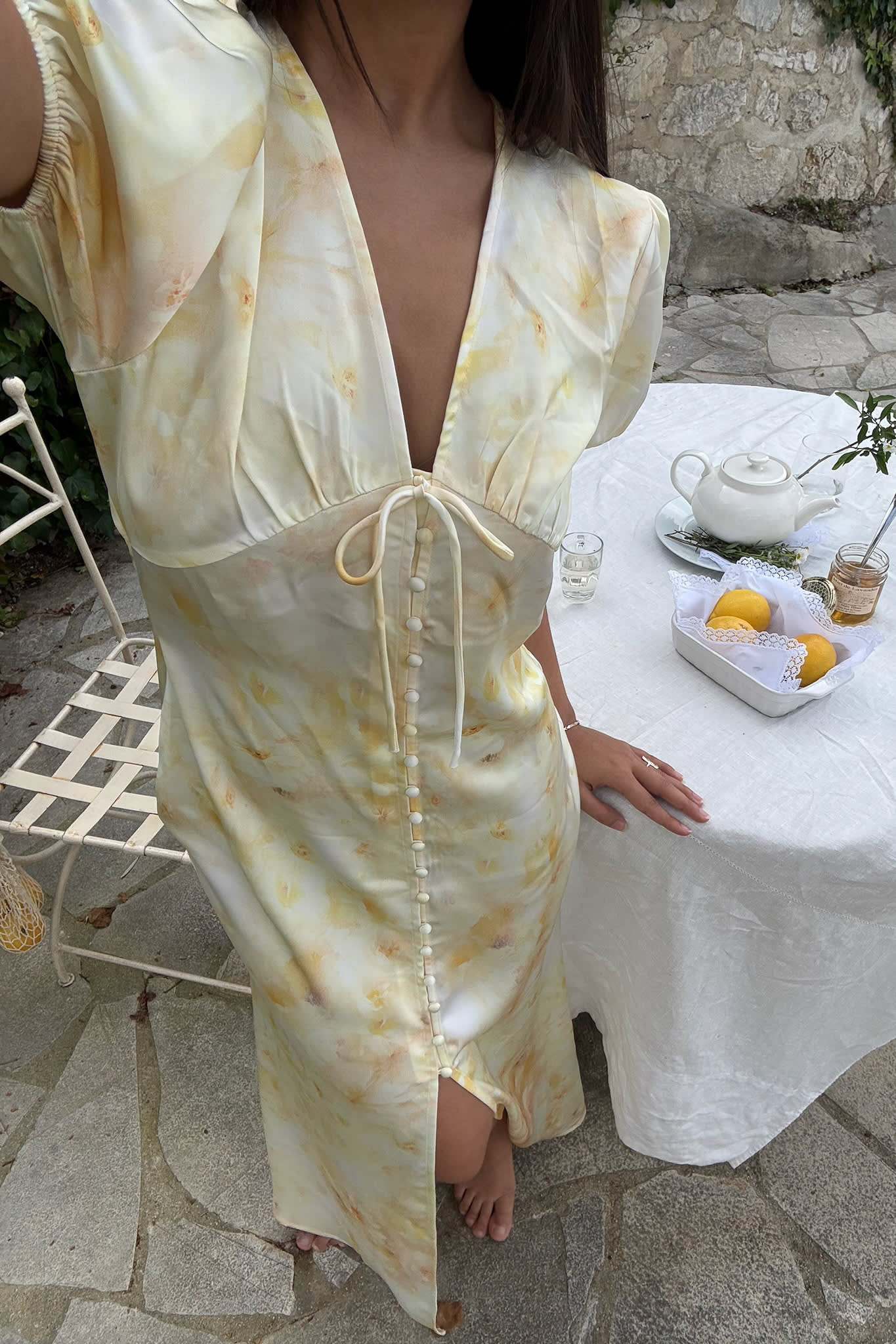 AgnetaIC Long Dress - Sunlight Blossom - Image 6