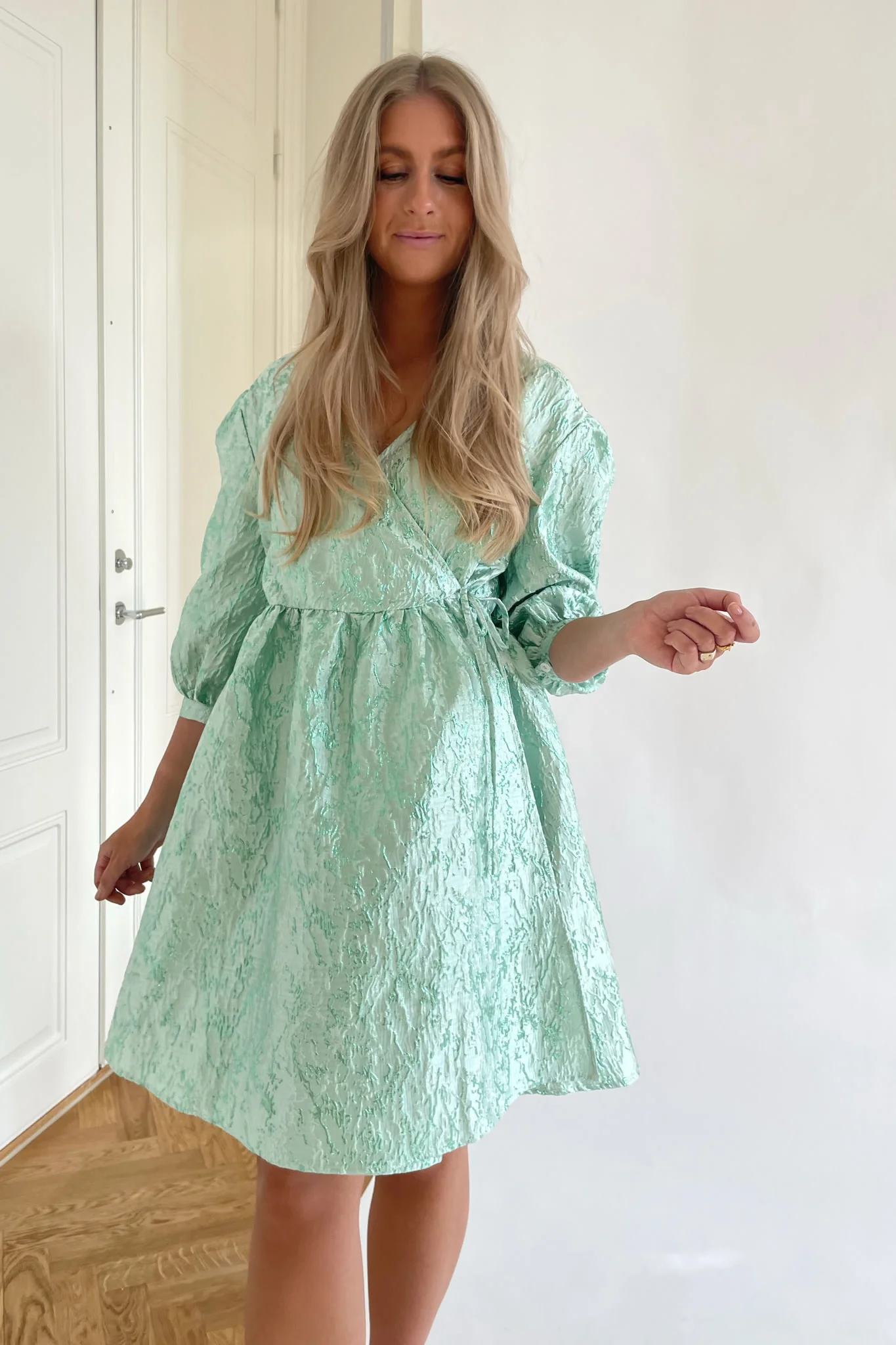 Noella Aida Dress - Pastel Green - Image 3
