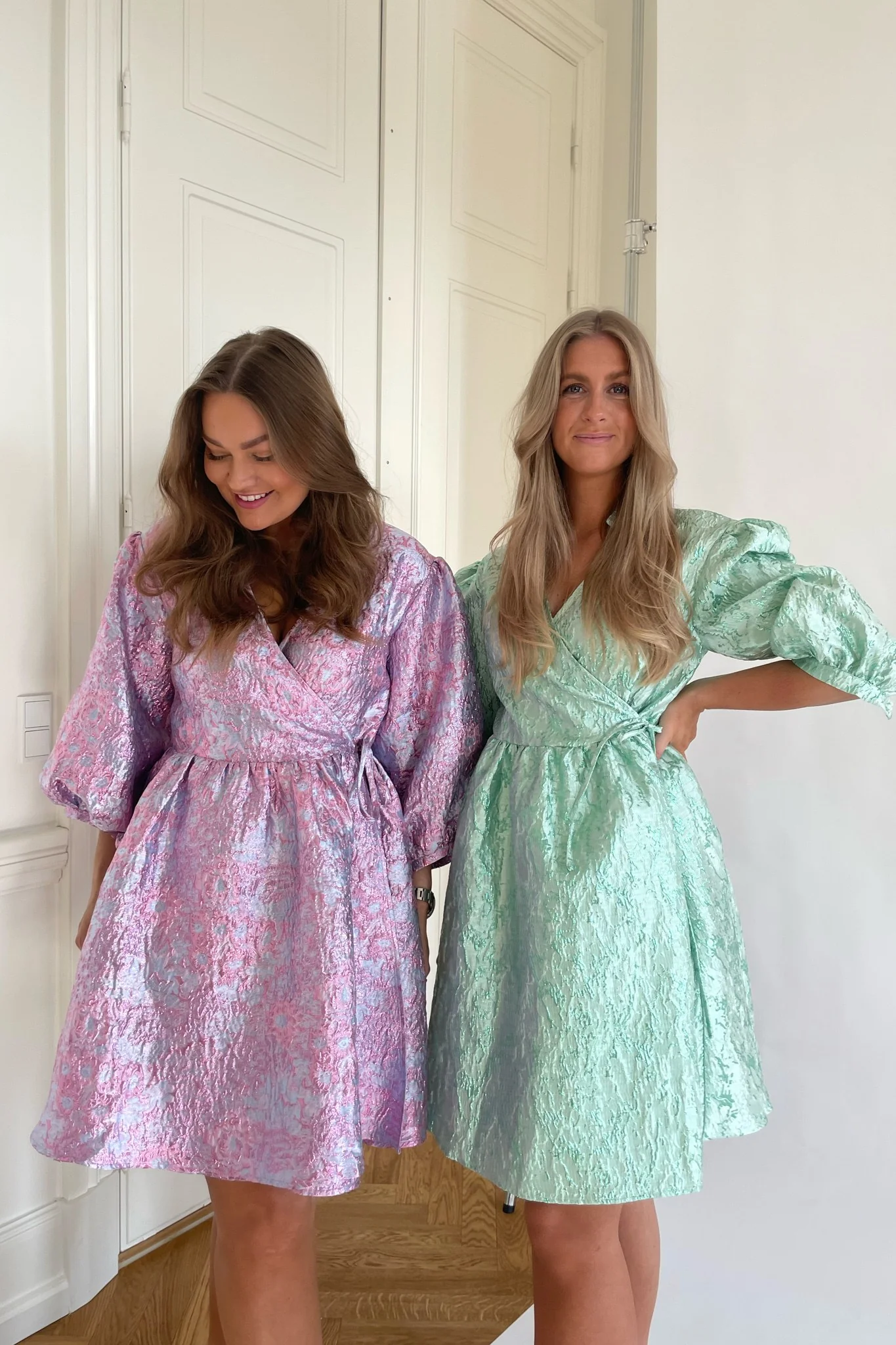 Noella Aida Dress - Pastel Green - Image 4