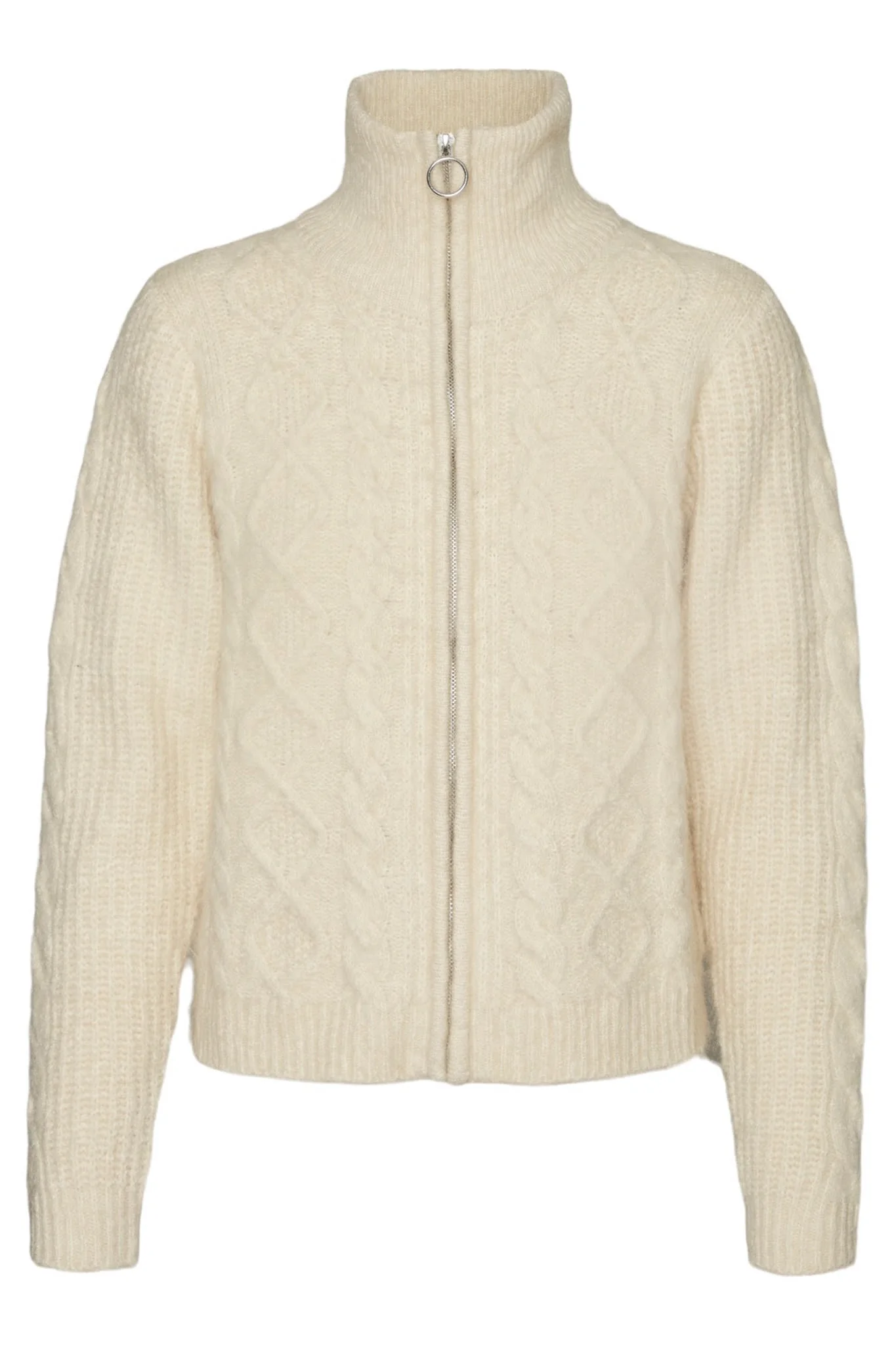 VMAlba LS Zip Cardigan - Birch - Image 4