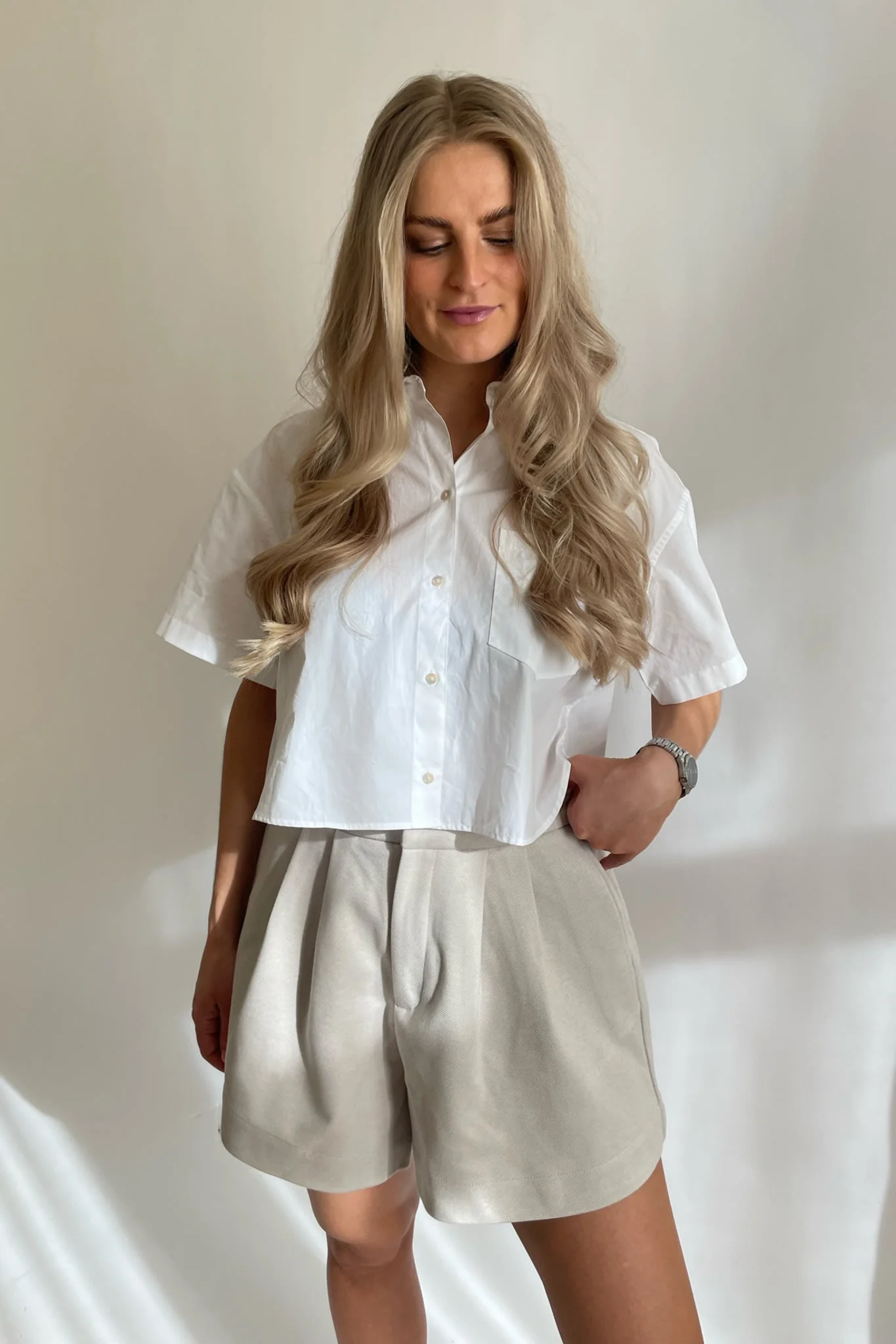 AlbaIC Shorts - Grey Melange - Image 4