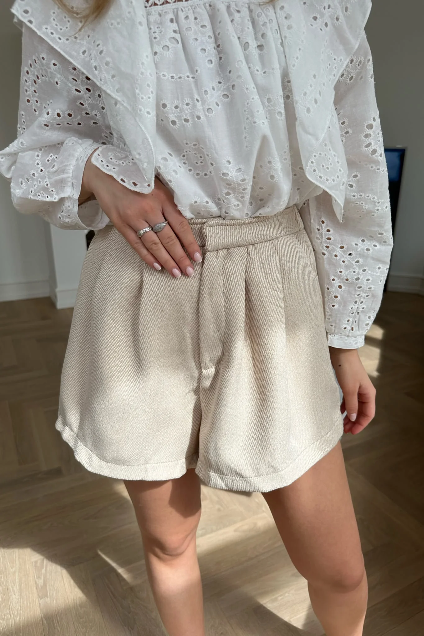 AlbaIC Shorts - Sand Melange - Image 5