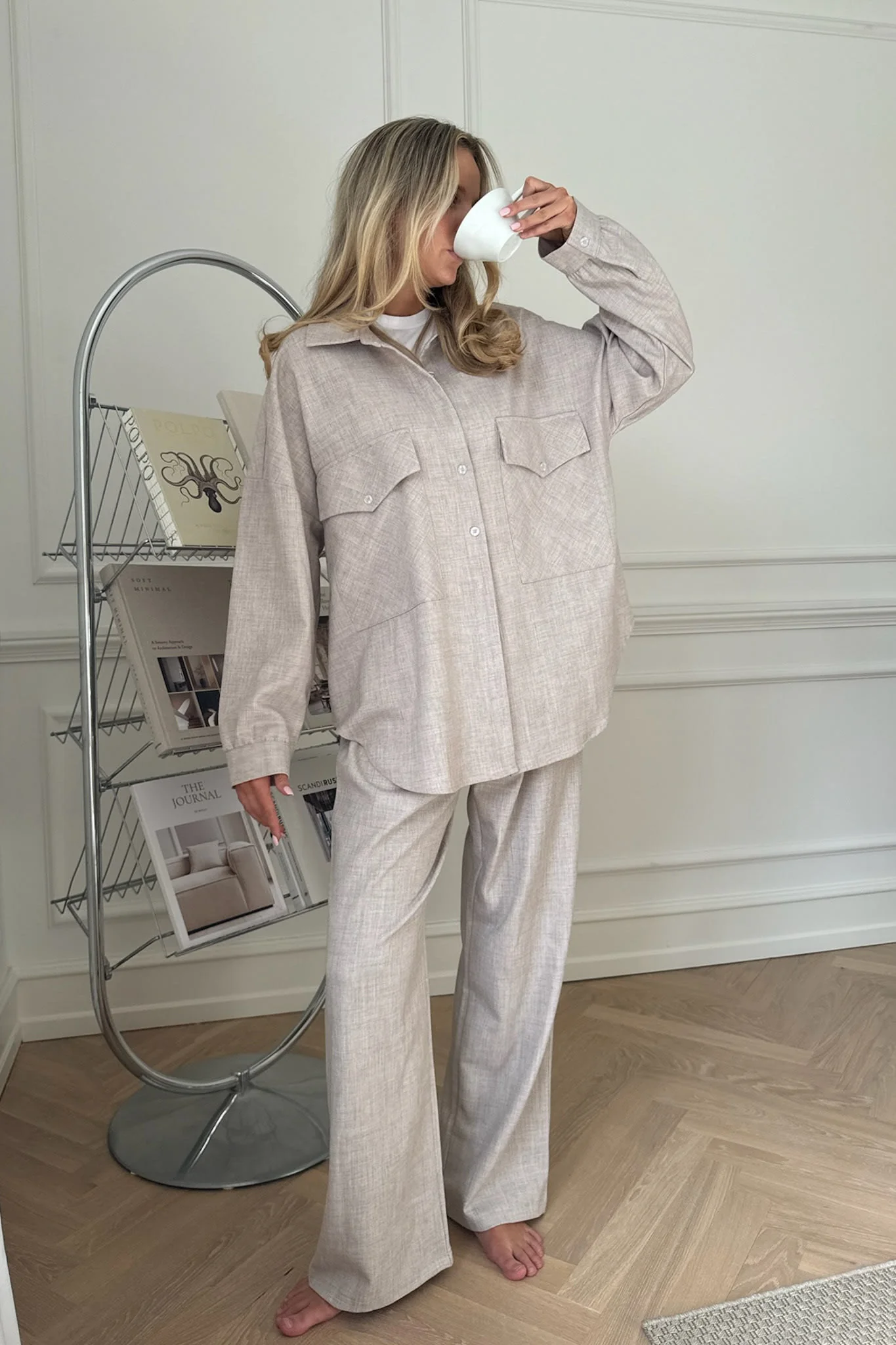 AlberteIC Pants - Beige - Image 6