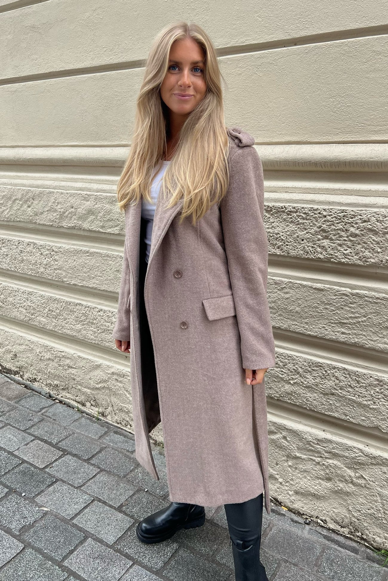 AlicaIC Wool Jacket - Stone - Image 4