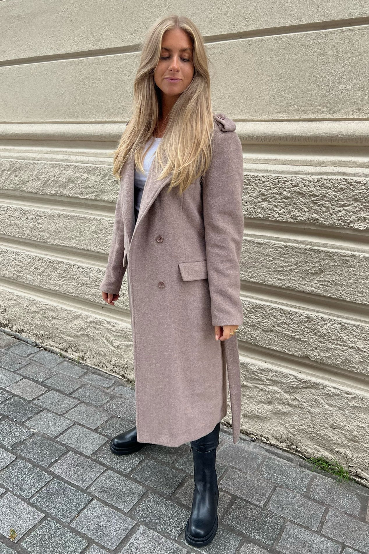 AlicaIC Wool Jacket - Stone - Image 6