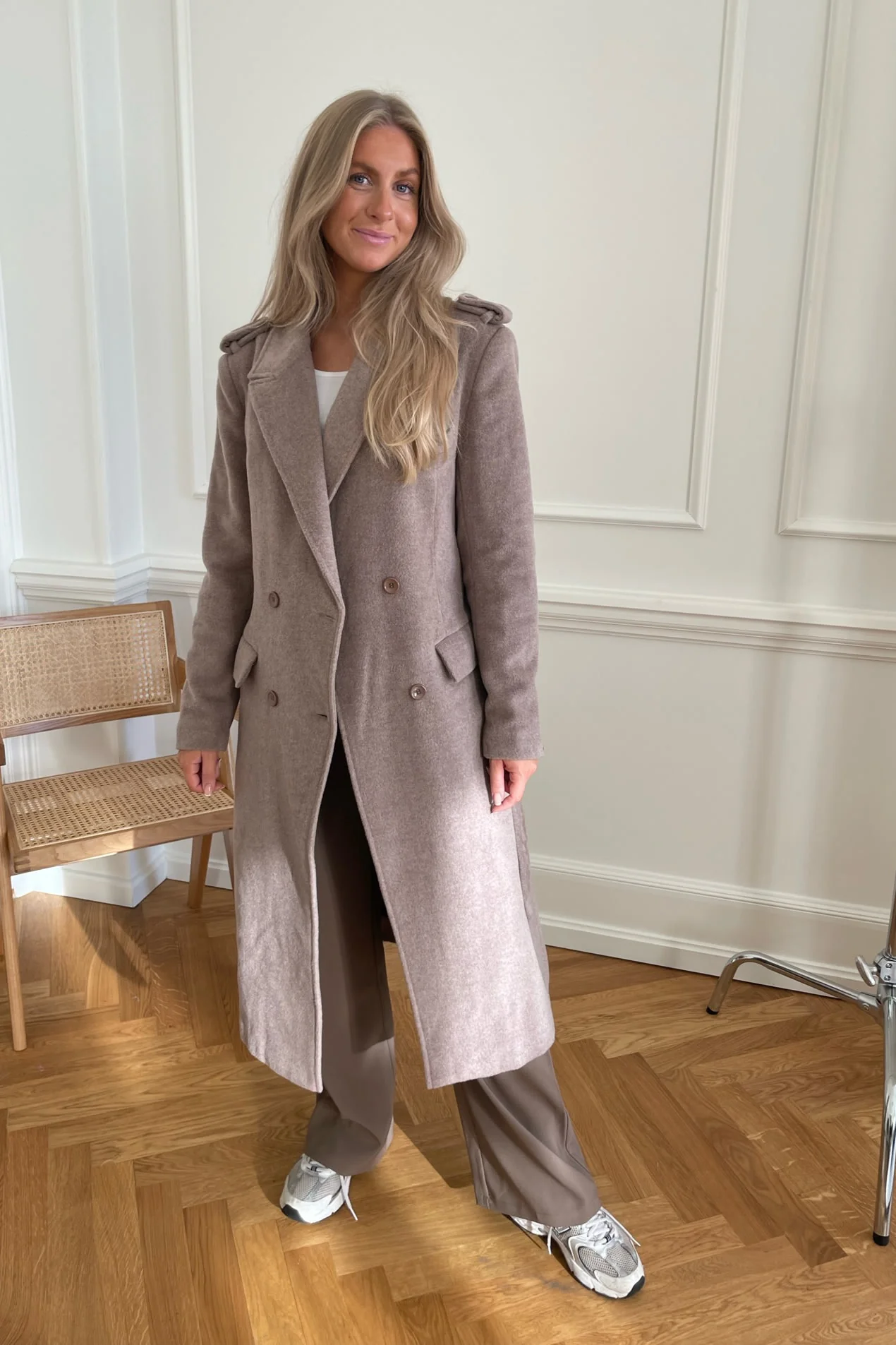 AlicaIC Wool Jacket - Stone - Image 7