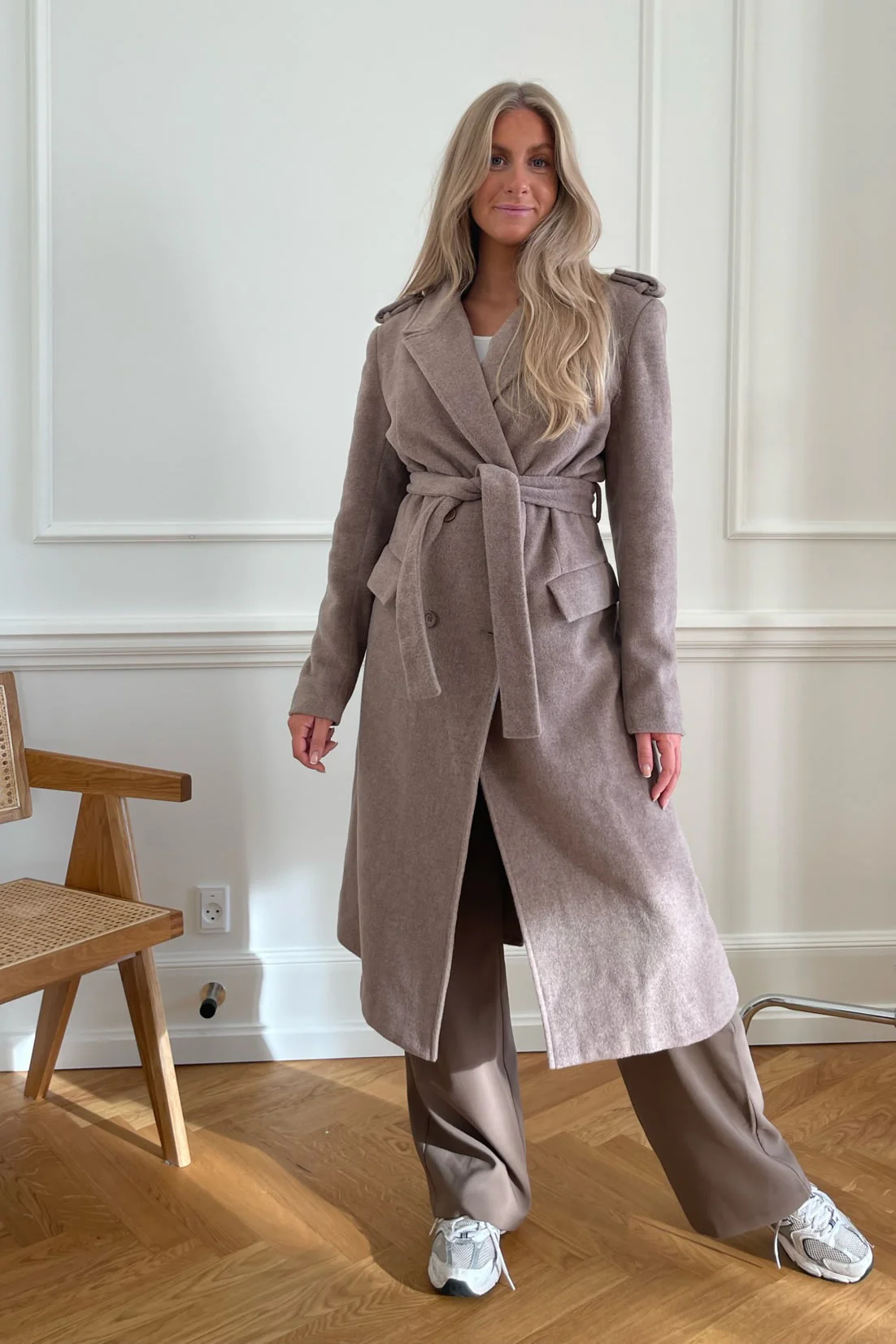 AlicaIC Wool Jacket - Stone - Image 8