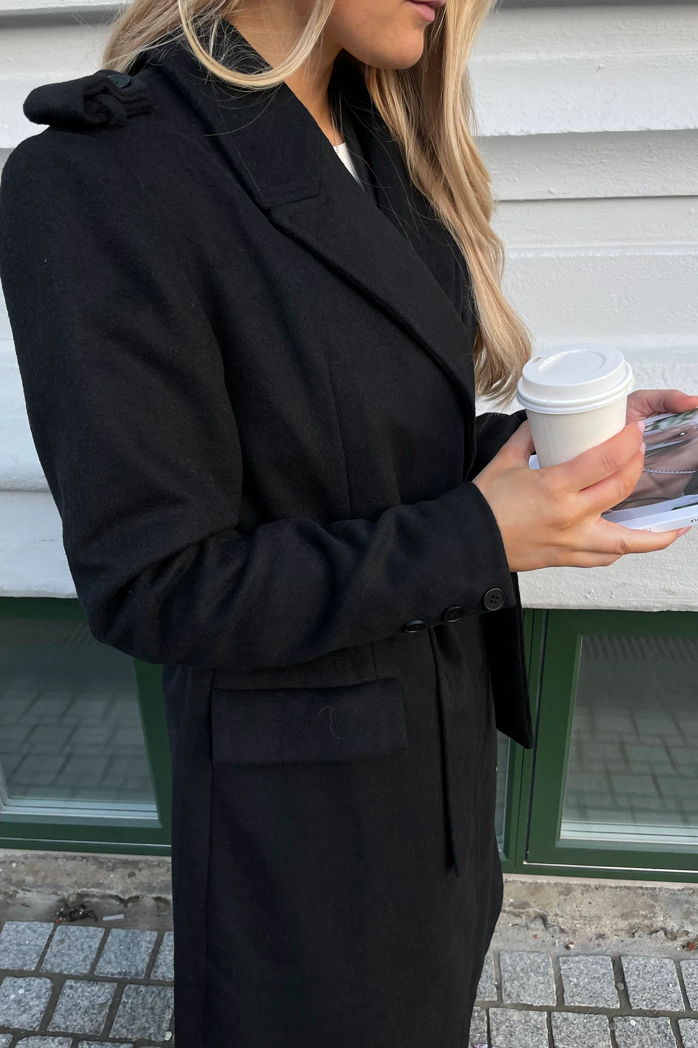 AlicaIC Wool Jacket - Black - Image 4