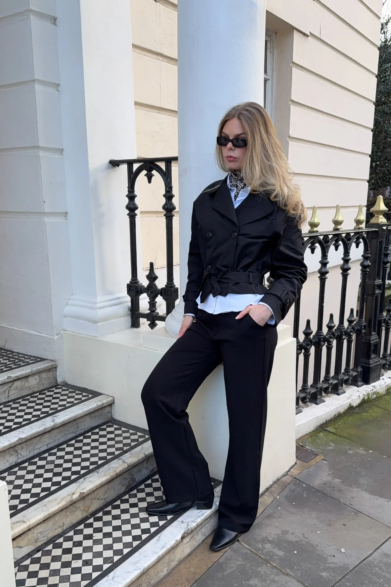 AlmaIC Trenchcoat - Black - Image 7