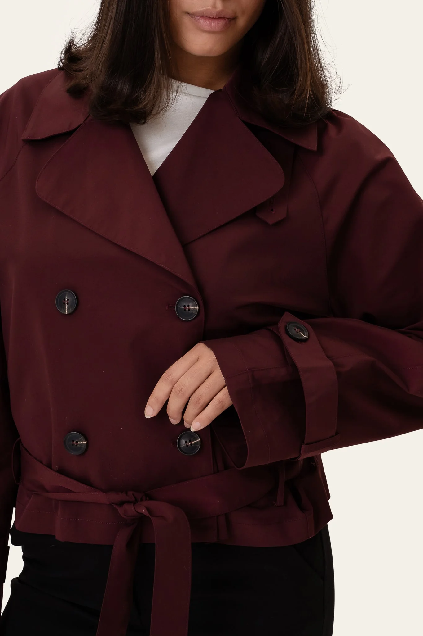 AlmaIC Trenchcoat - Bordeaux - Image 4