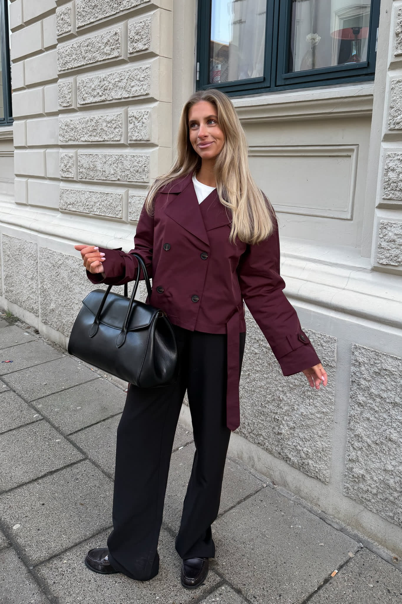 AlmaIC Trenchcoat - Bordeaux - Image 6