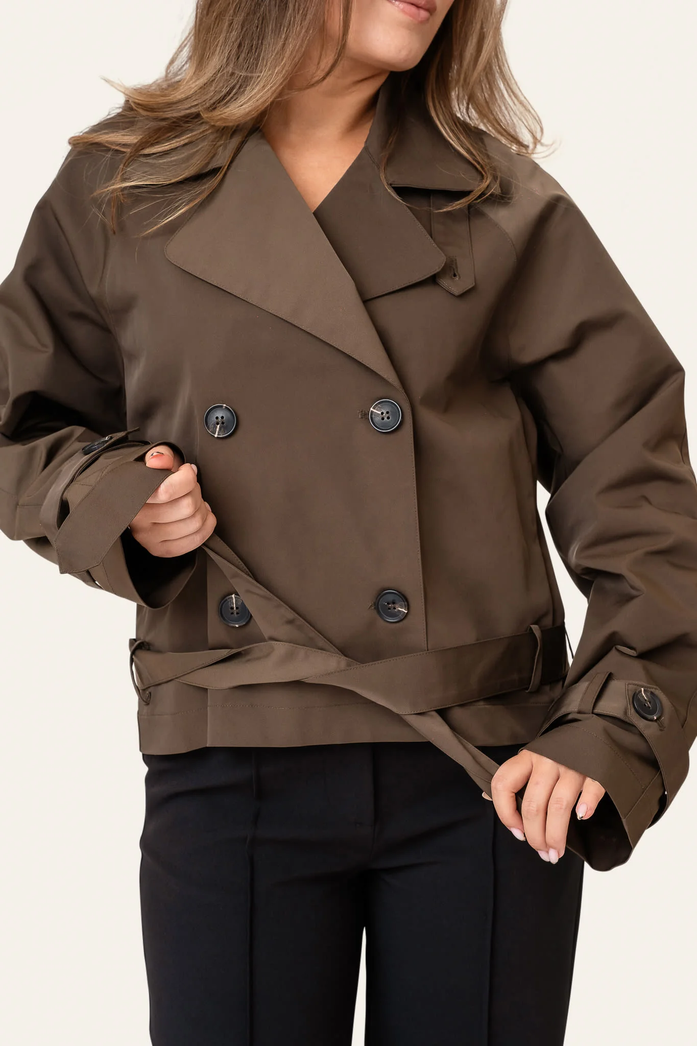 AlmaIC Trenchcoat - Dark Brown - Image 5