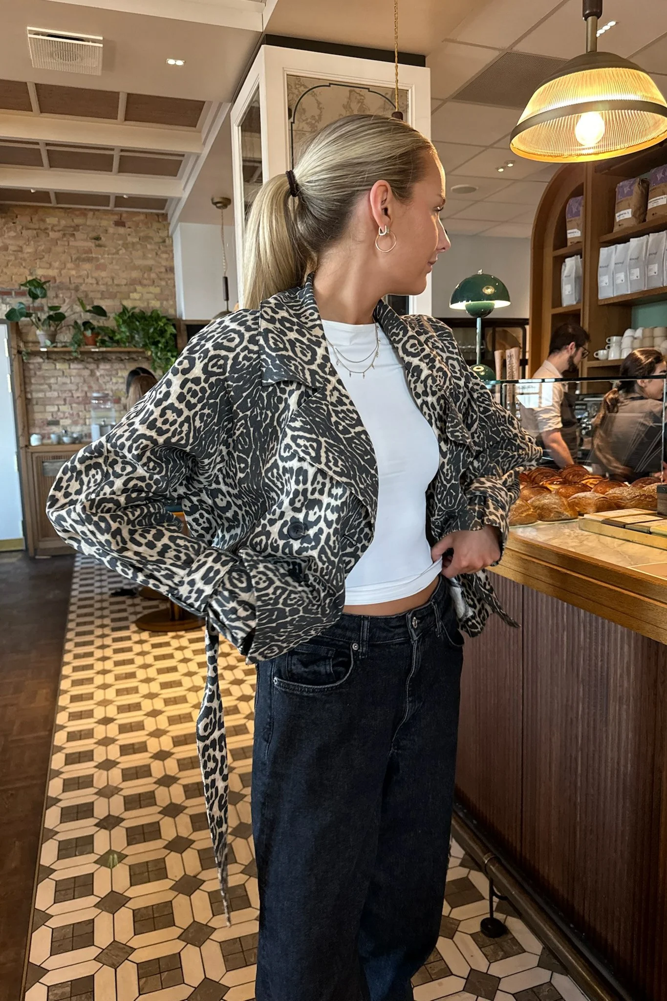 AlmaIC Trenchcoat - Leo Print - Image 6