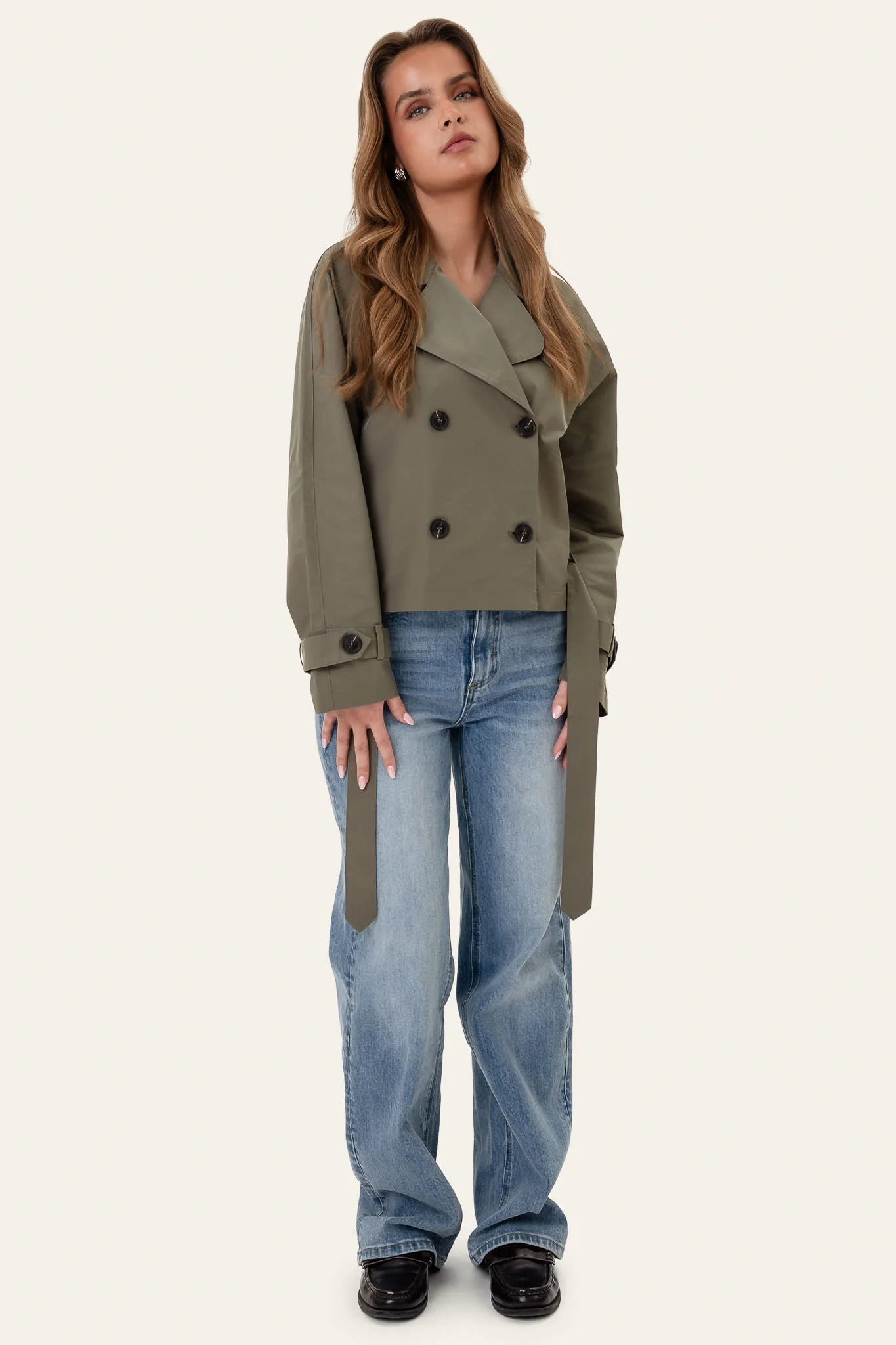 AlmaIC Trenchcoat - Green - Image 7