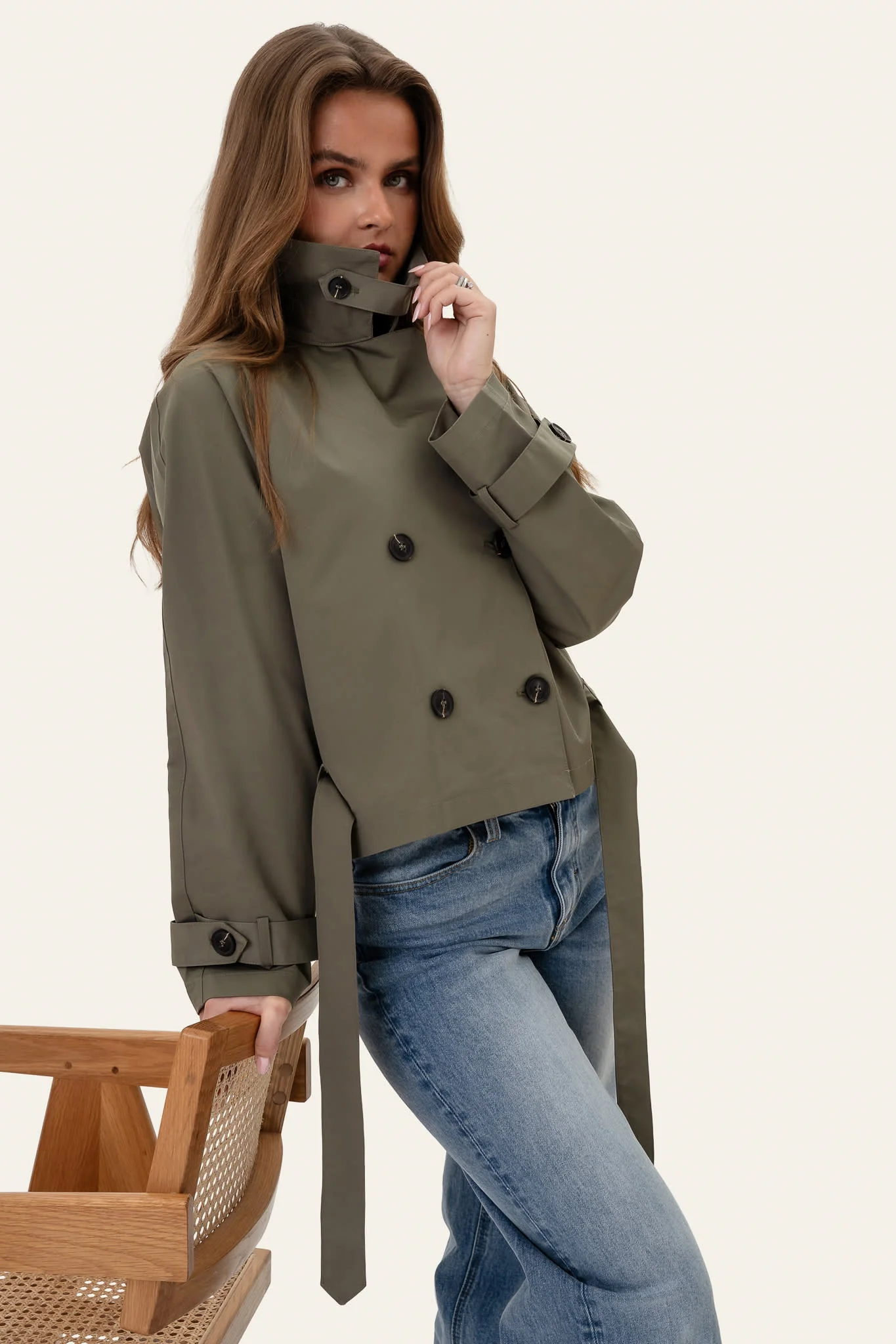 AlmaIC Trenchcoat - Green - Image 8