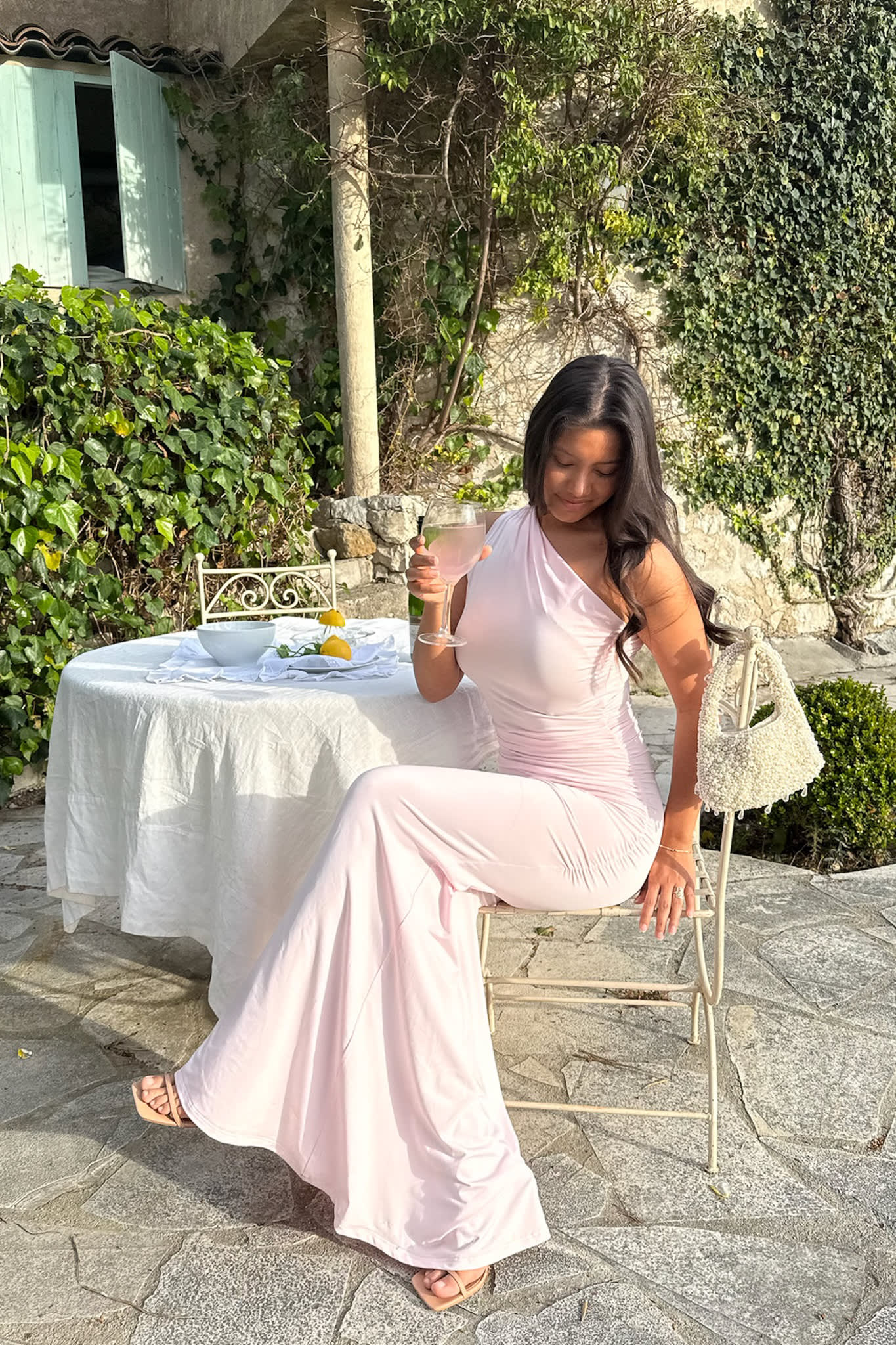 AndreaIC Maxi Dress - Light Pink - Image 7