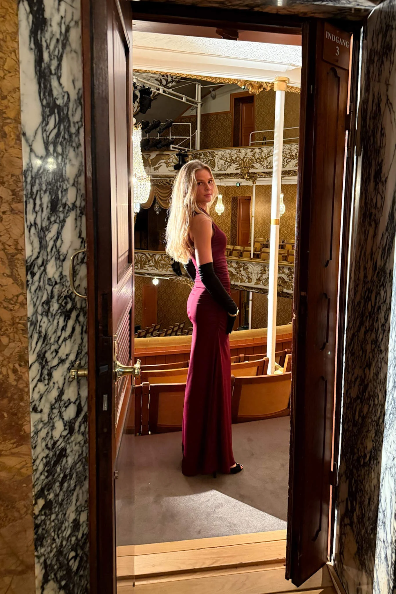 AndreaIC Maxi Dress - Bordeaux - Image 9