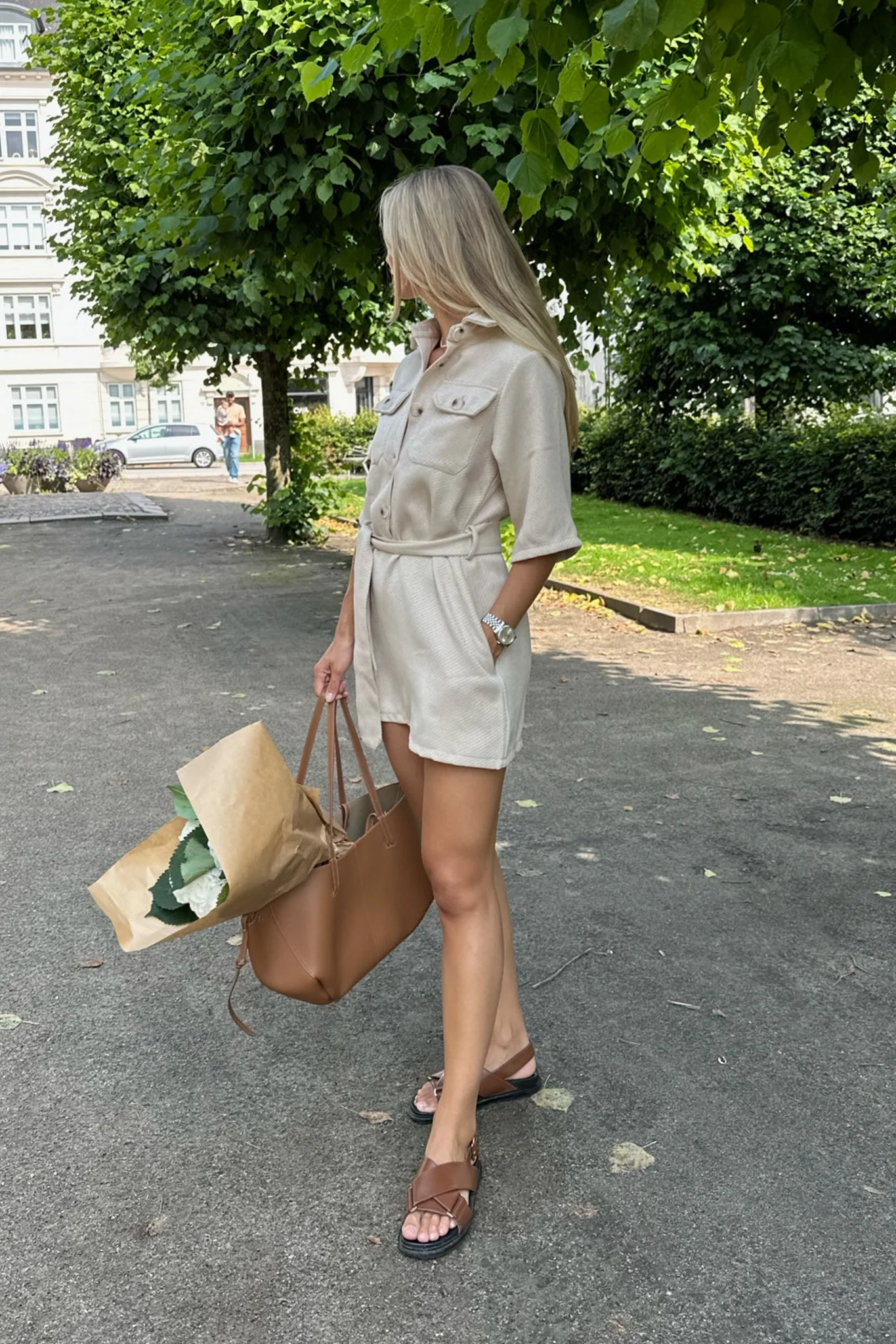 AnnaIC Dress - Sand - Image 2