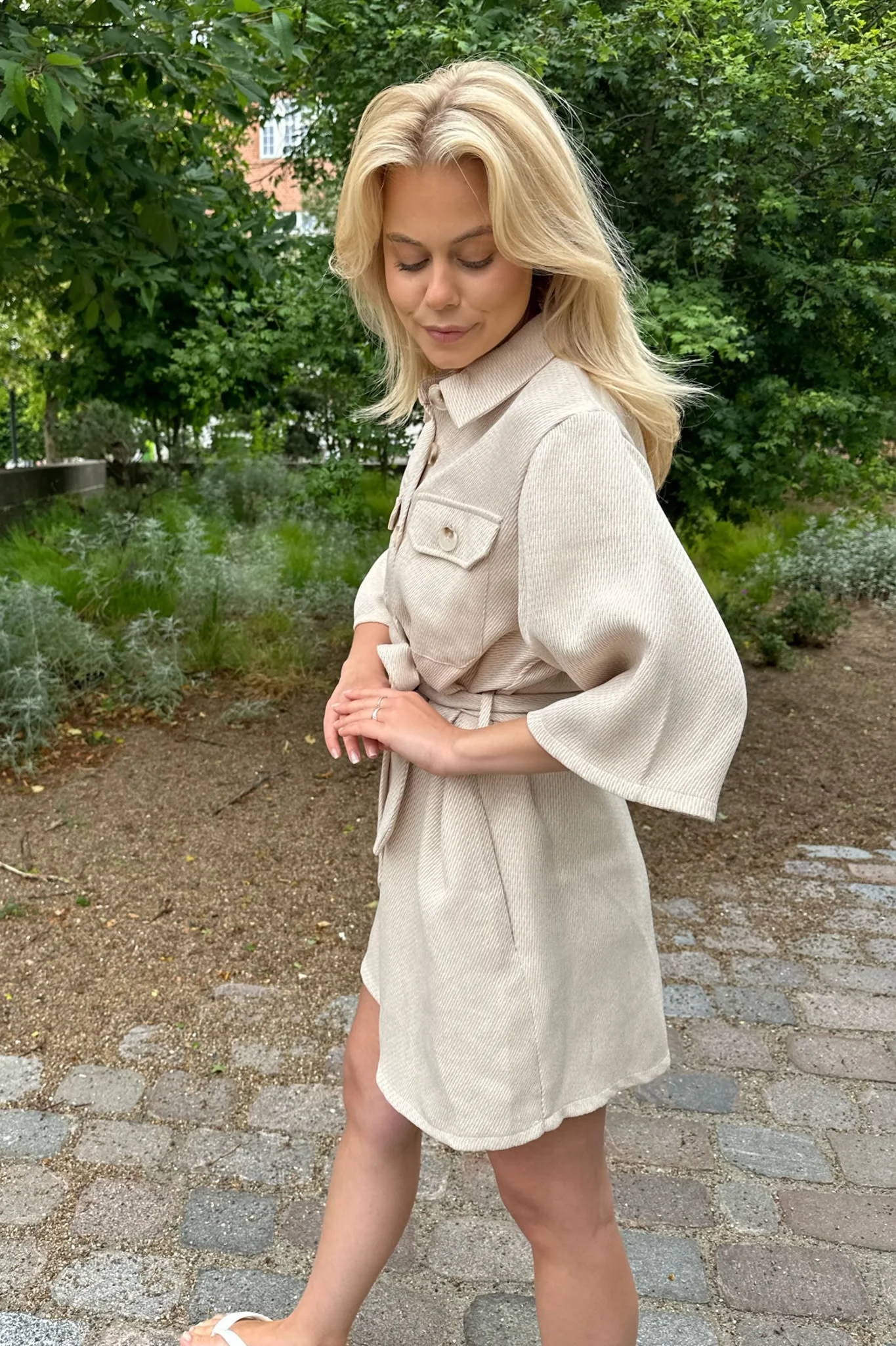 AnnaIC Dress - Sand - Image 8
