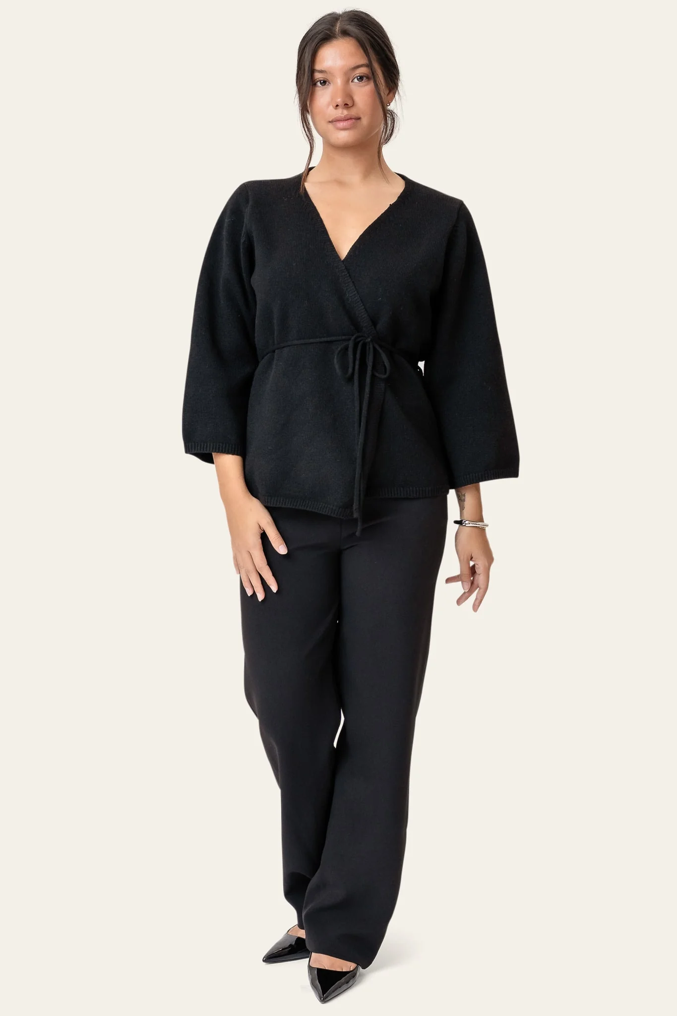 AnneIC Cardigan - Black - Image 2