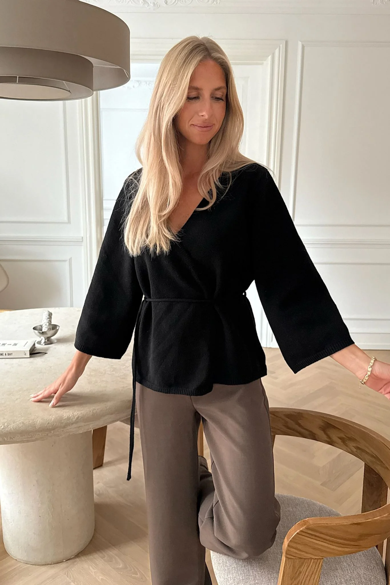 AnneIC Cardigan - Black - Image 6