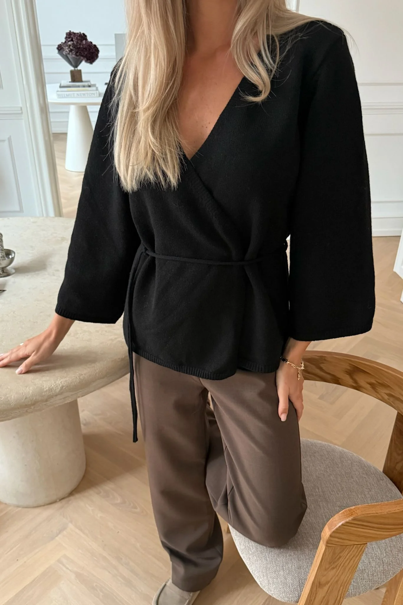 AnneIC Cardigan - Black - Image 7
