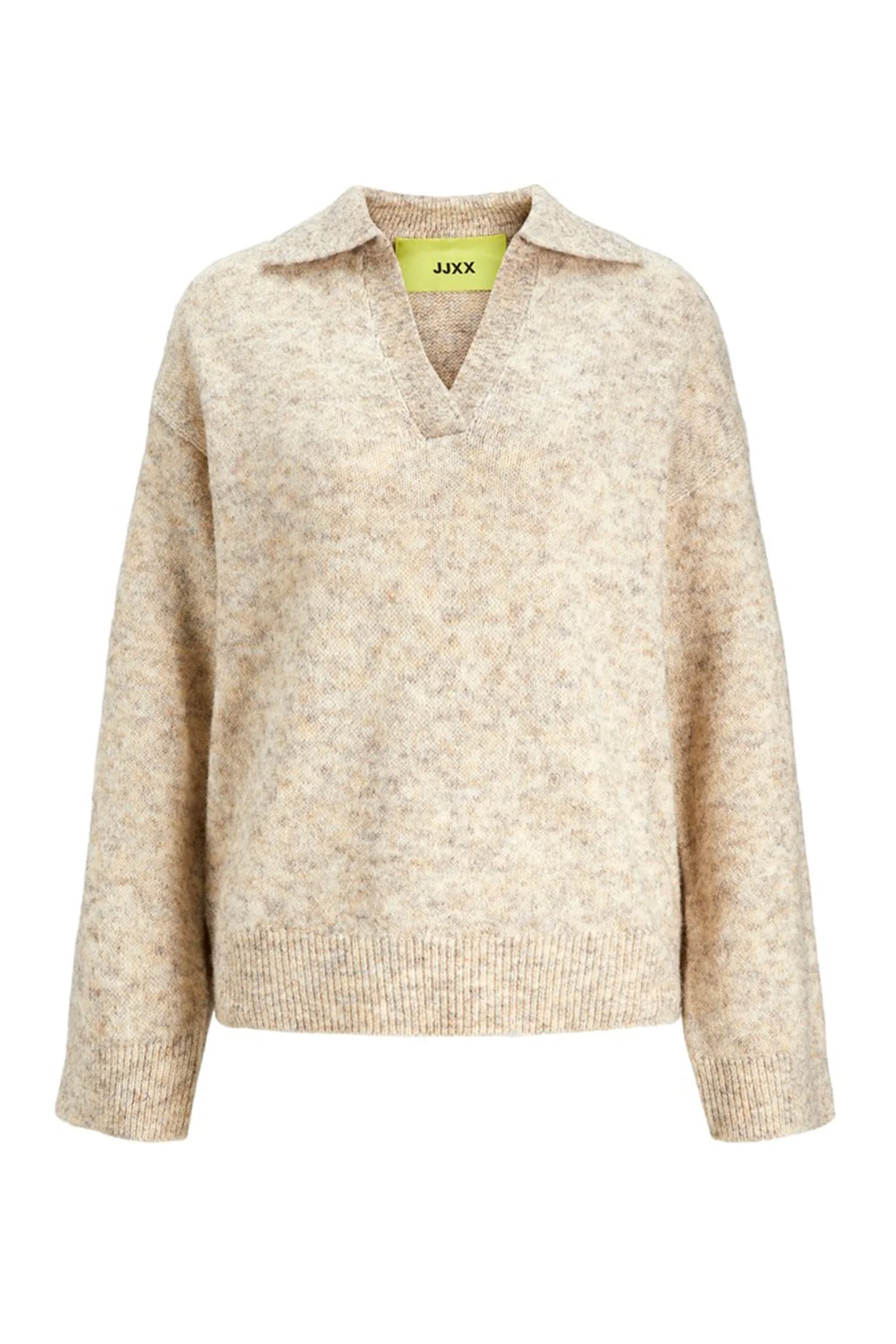 JXAriella Polo Neck Knit - Cloud Dancer - Image 6