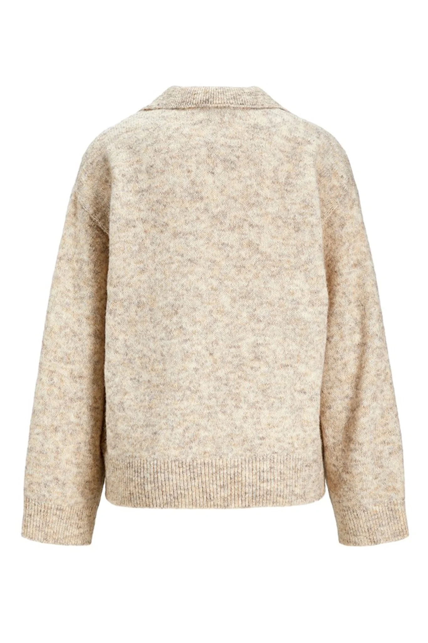 JXAriella Polo Neck Knit - Cloud Dancer - Image 7