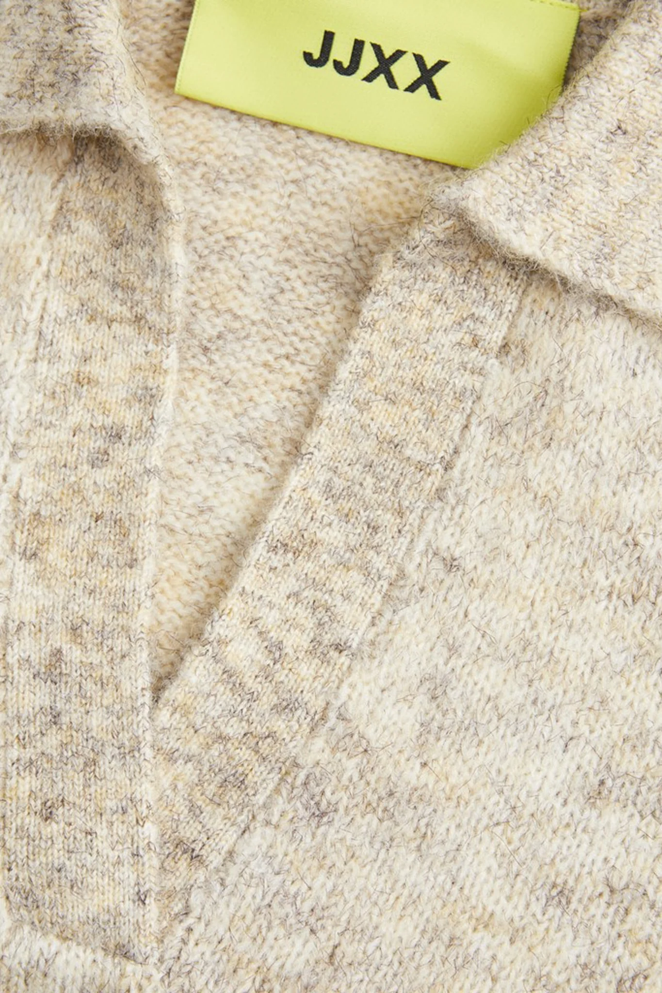 JXAriella Polo Neck Knit - Cloud Dancer - Image 9