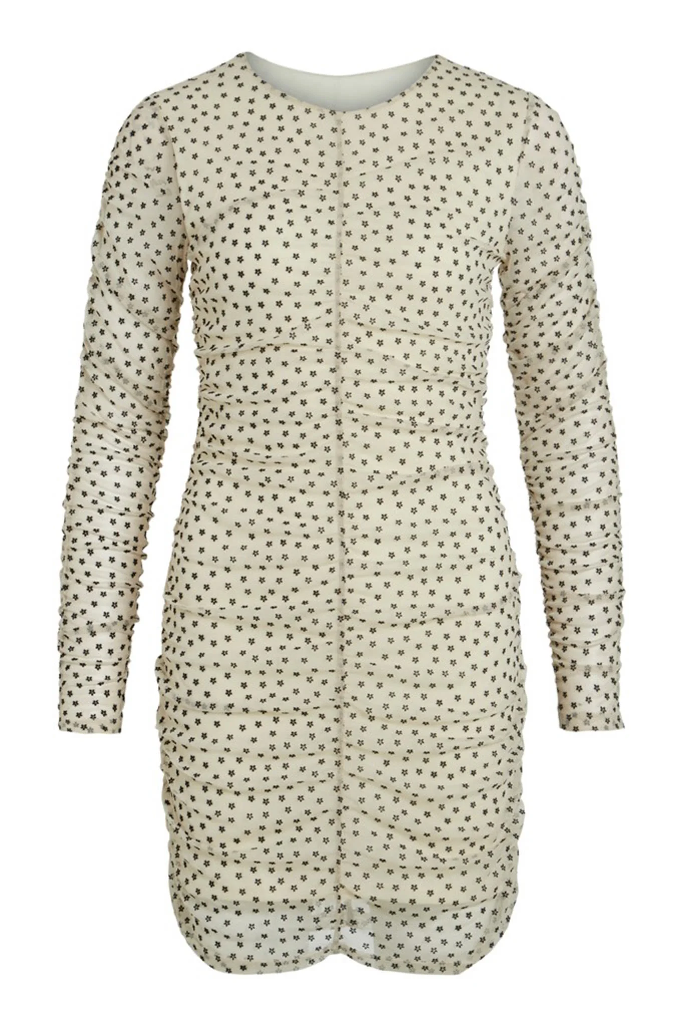 VIAsti LS Dress - Birch Small Black Flowers - Image 4