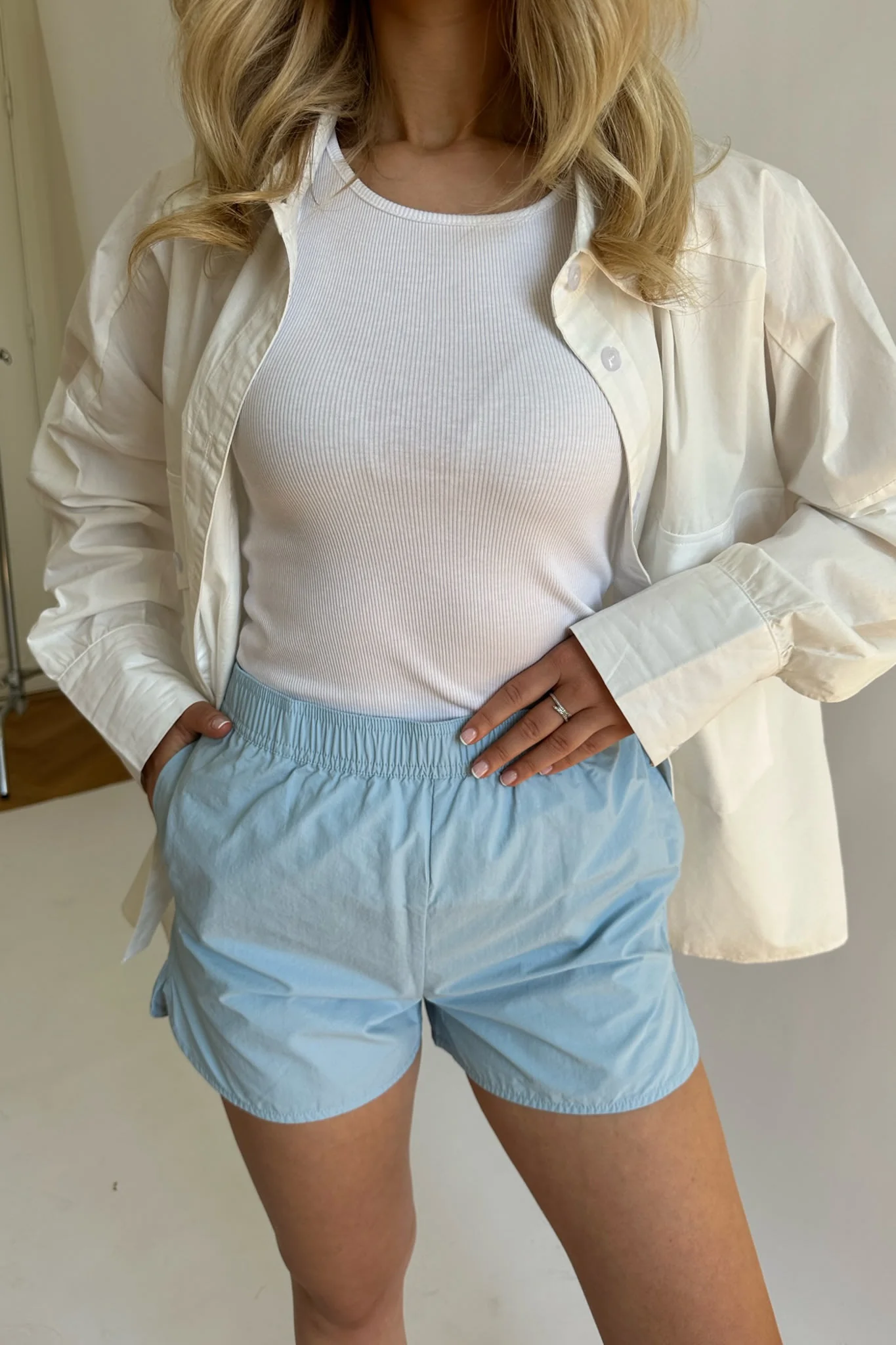 NMAstrid HW Shorts - Cerulean - Image 2
