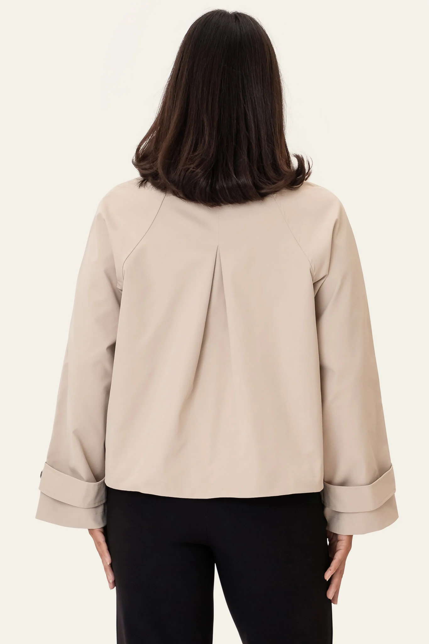 AvaIC Short Trenchcoat - Beige - Image 5