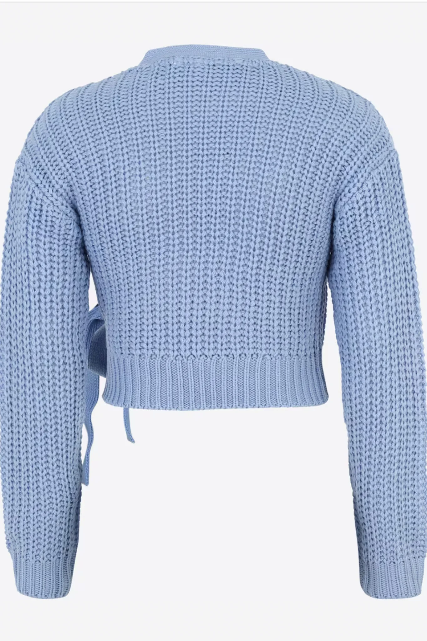 NMBarley LS Wrap Knit Cardigan - Serenity - Image 6