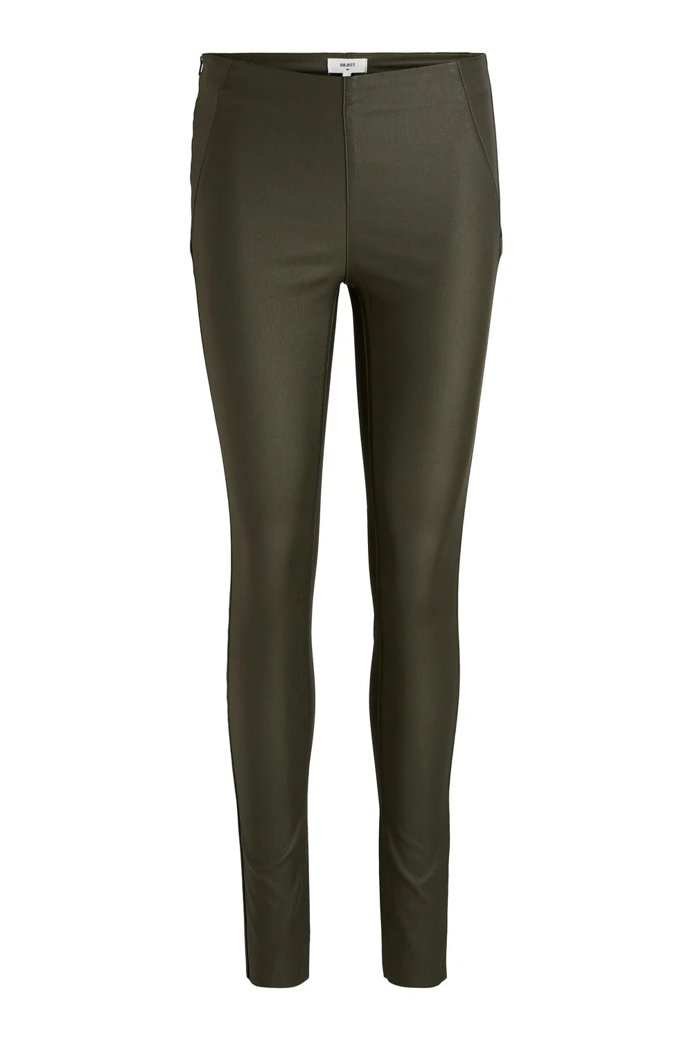OBJBelle MW Coated Leggings - Forest Night - Image 5