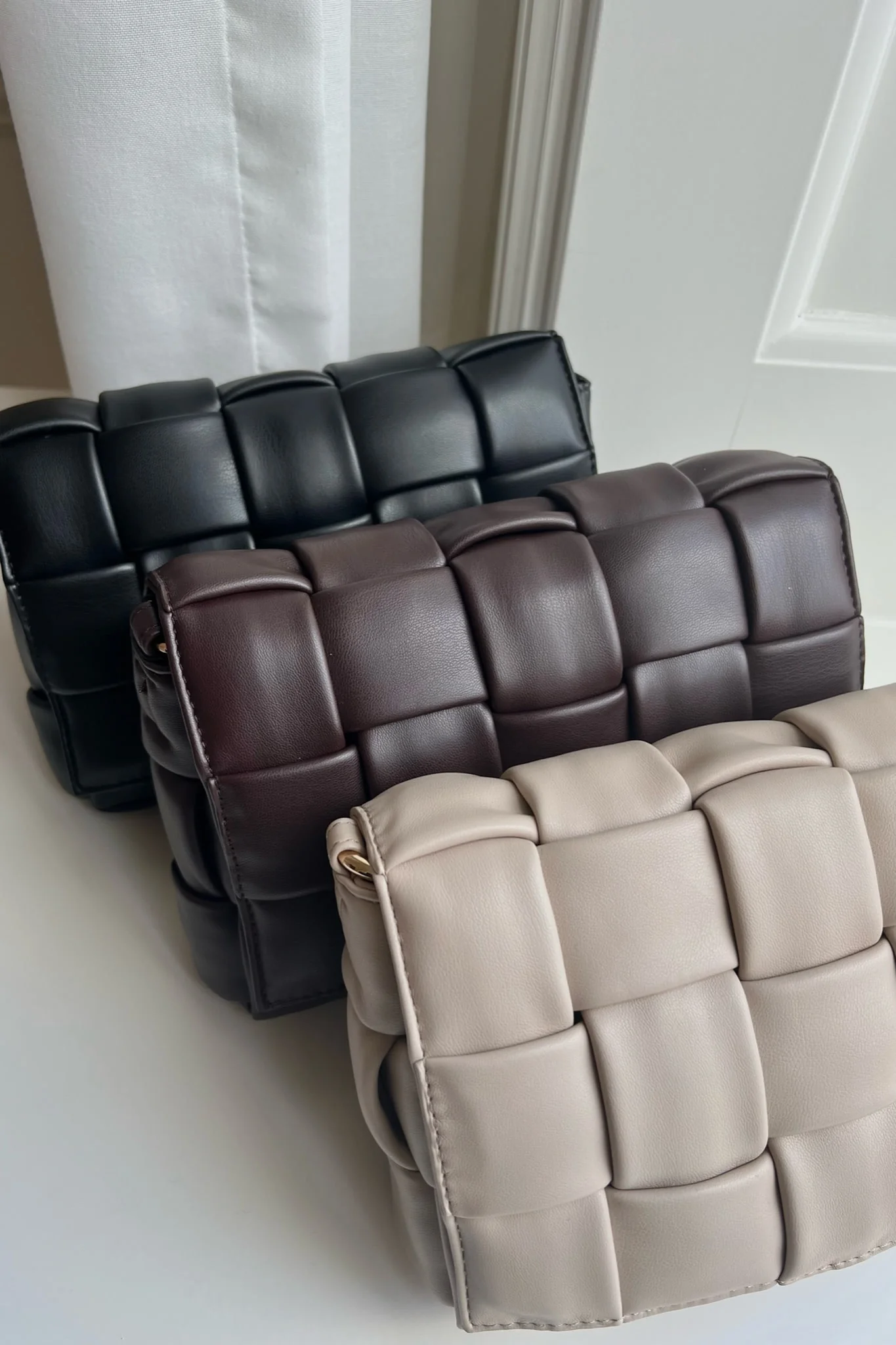 Noella Brick Bag - Beige - Image 3