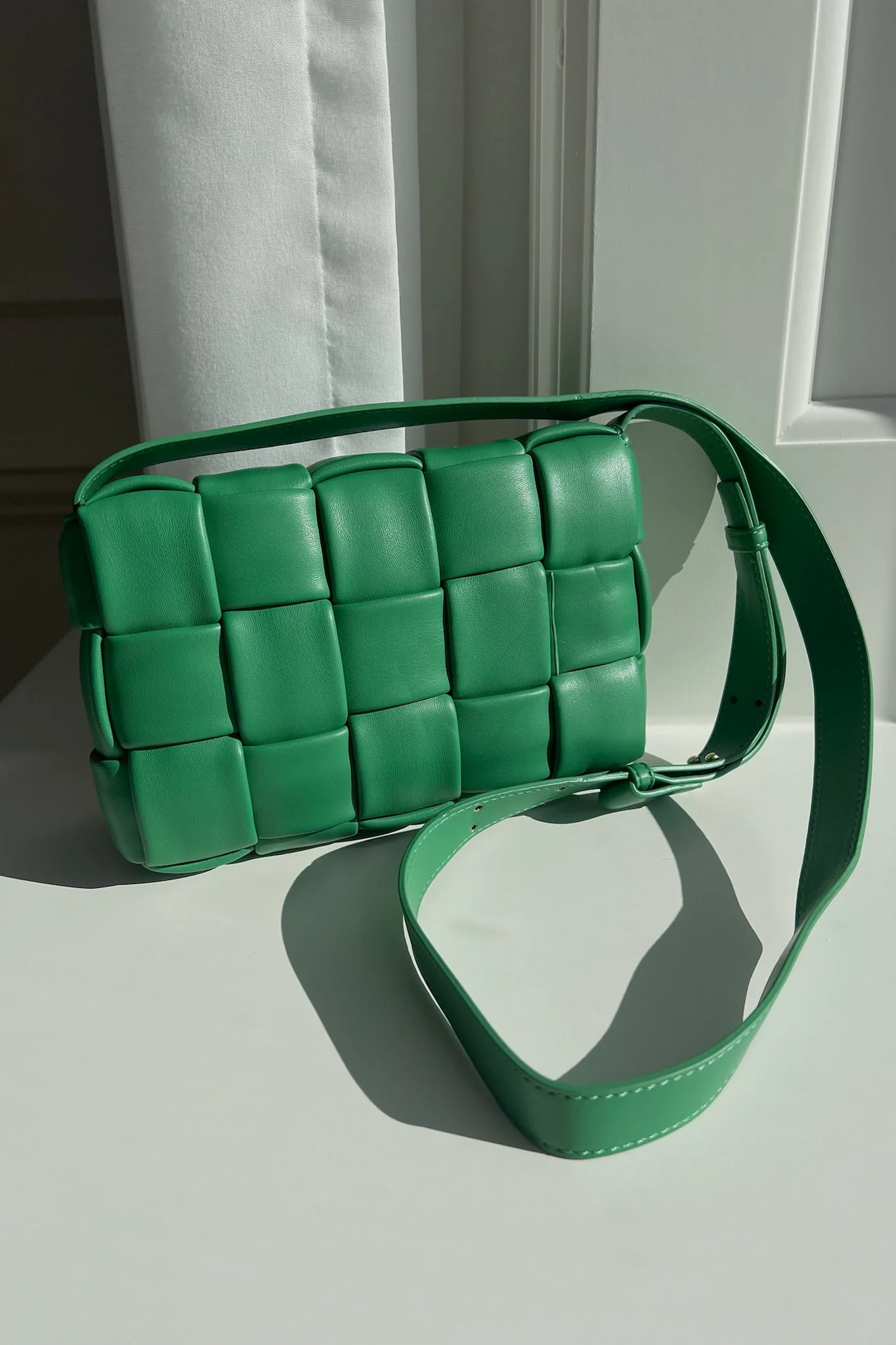 Noella Brick Bag - Bright Green - Image 2