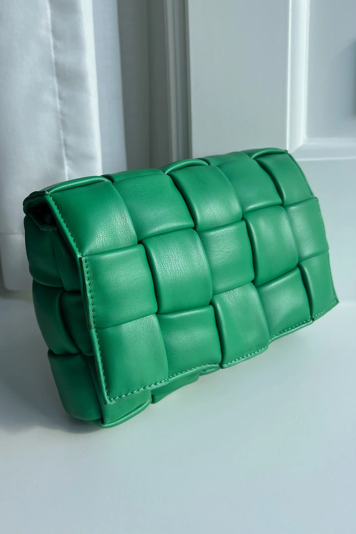Noella Brick Bag - Bright Green - Image 3