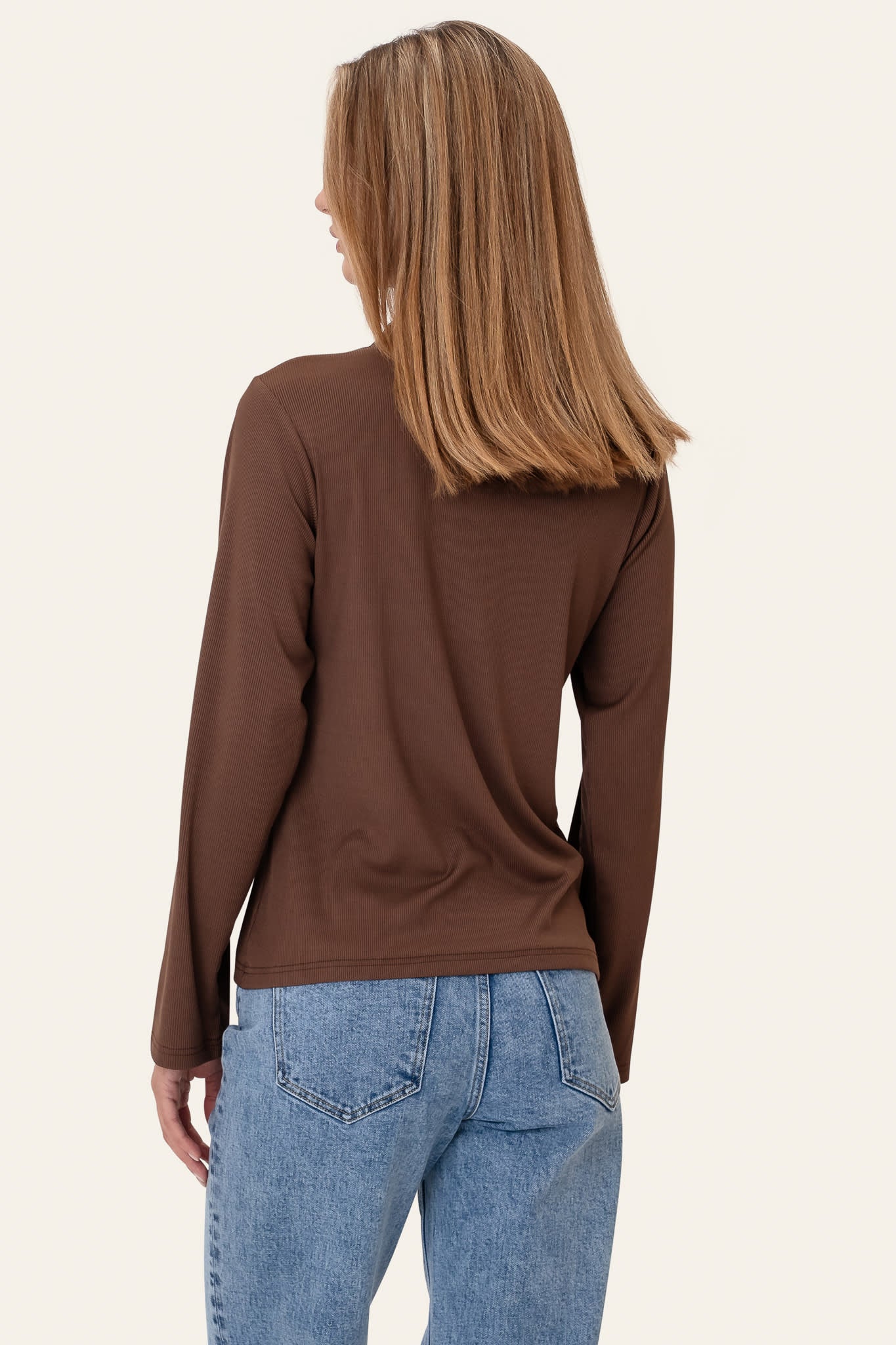 CarlyIC Polo - Dark Brown - Image 6