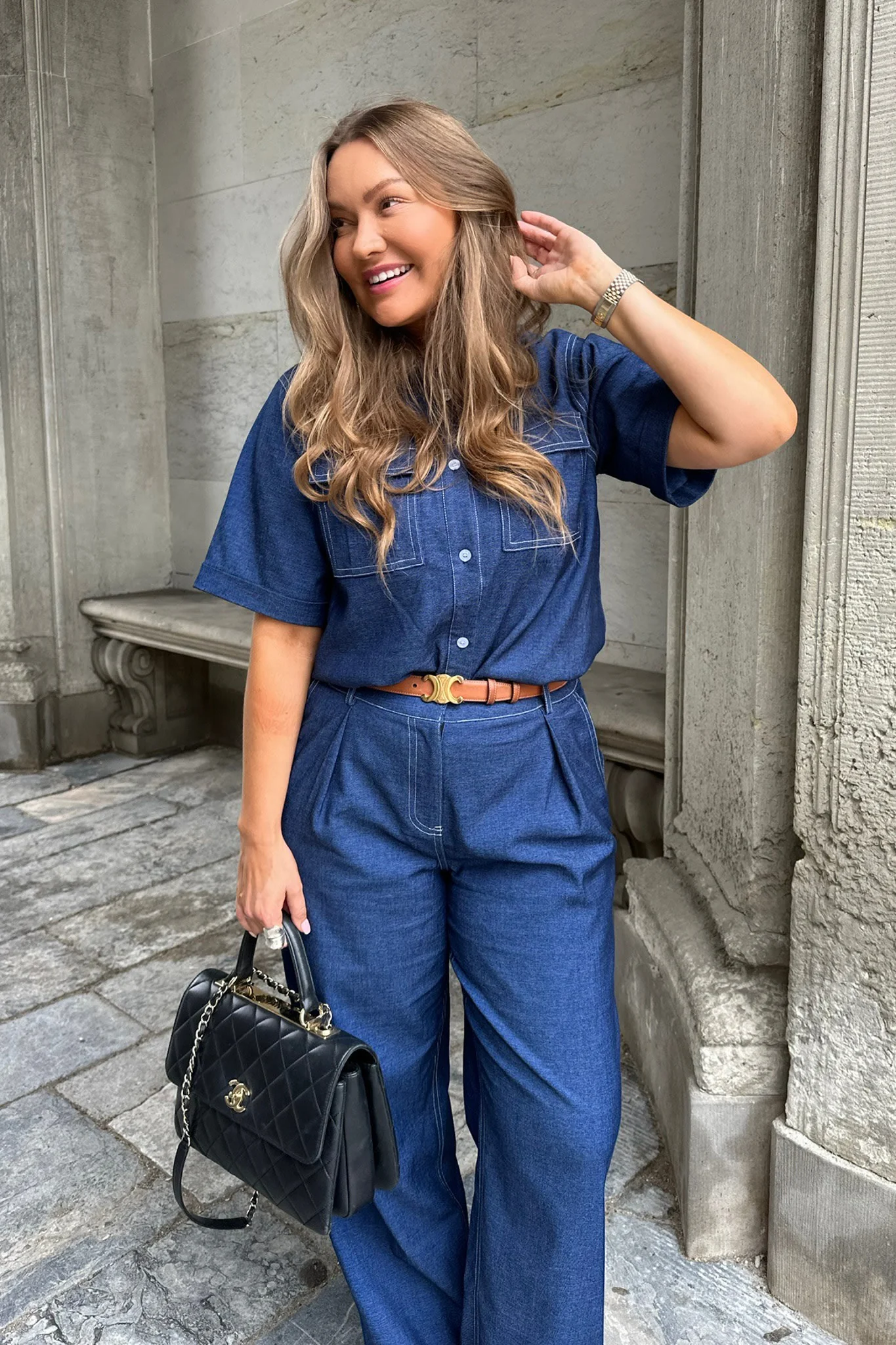 CelinaIC Pants - Denim Blue - Image 3