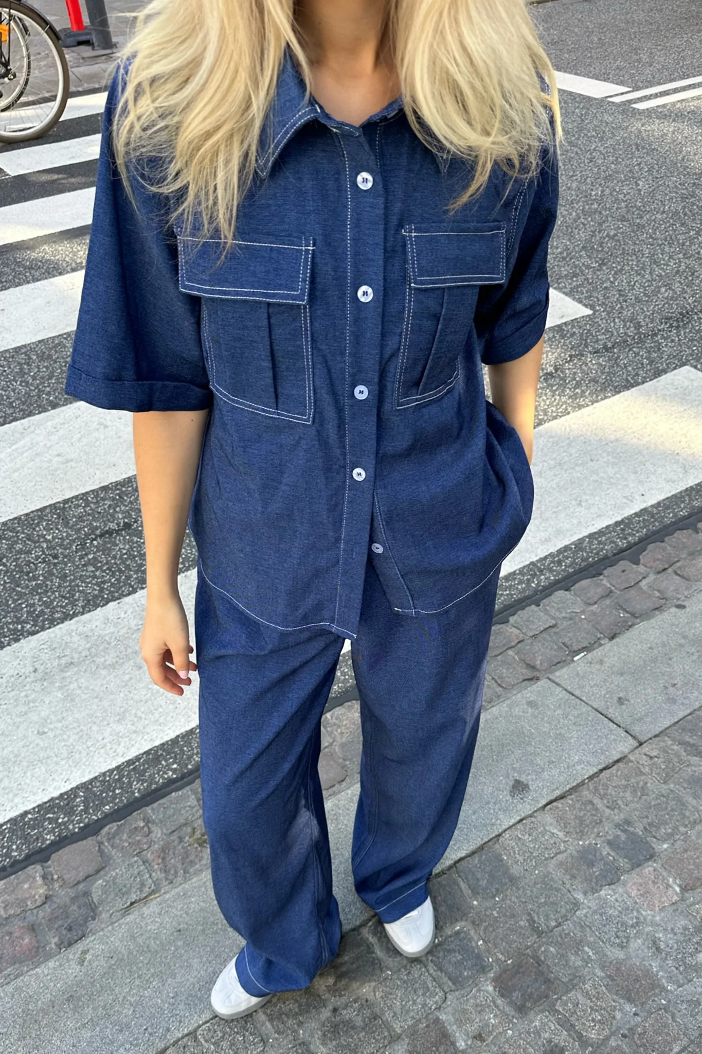 CelinaIC Shirt - Denim Blue - Image 5