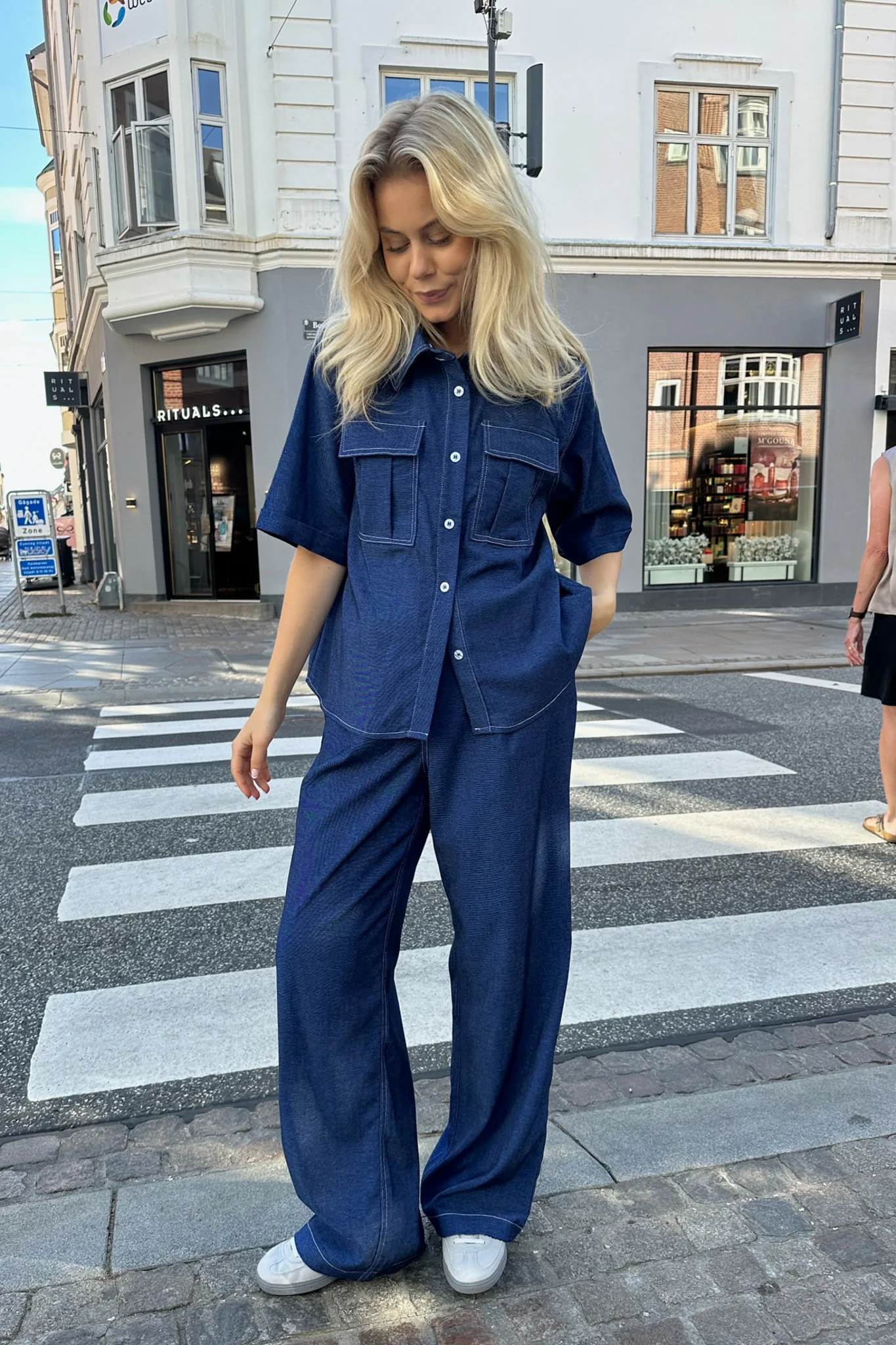 CelinaIC Shirt - Denim Blue - Image 6