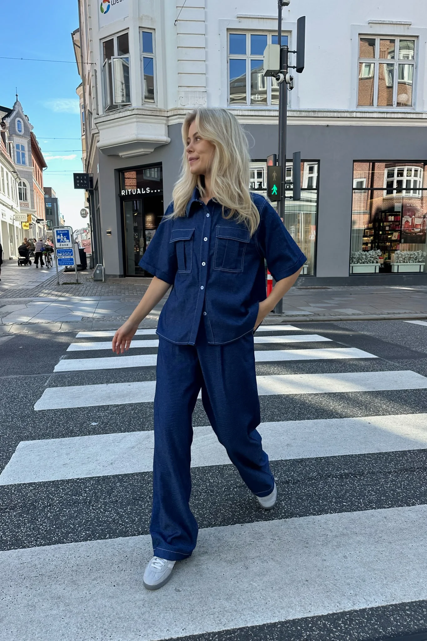 CelinaIC Shirt - Denim Blue - Image 7