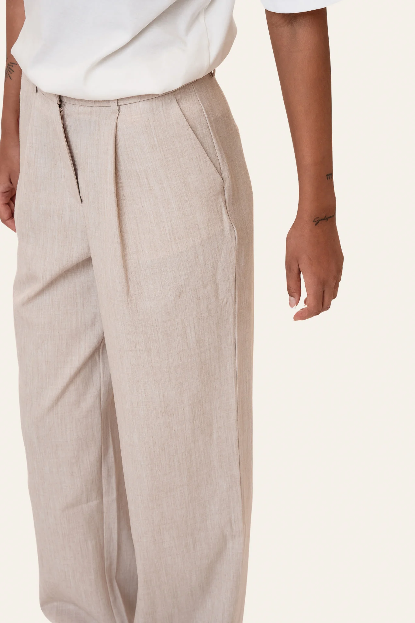 CelinaIC Pants - Beige - Image 5